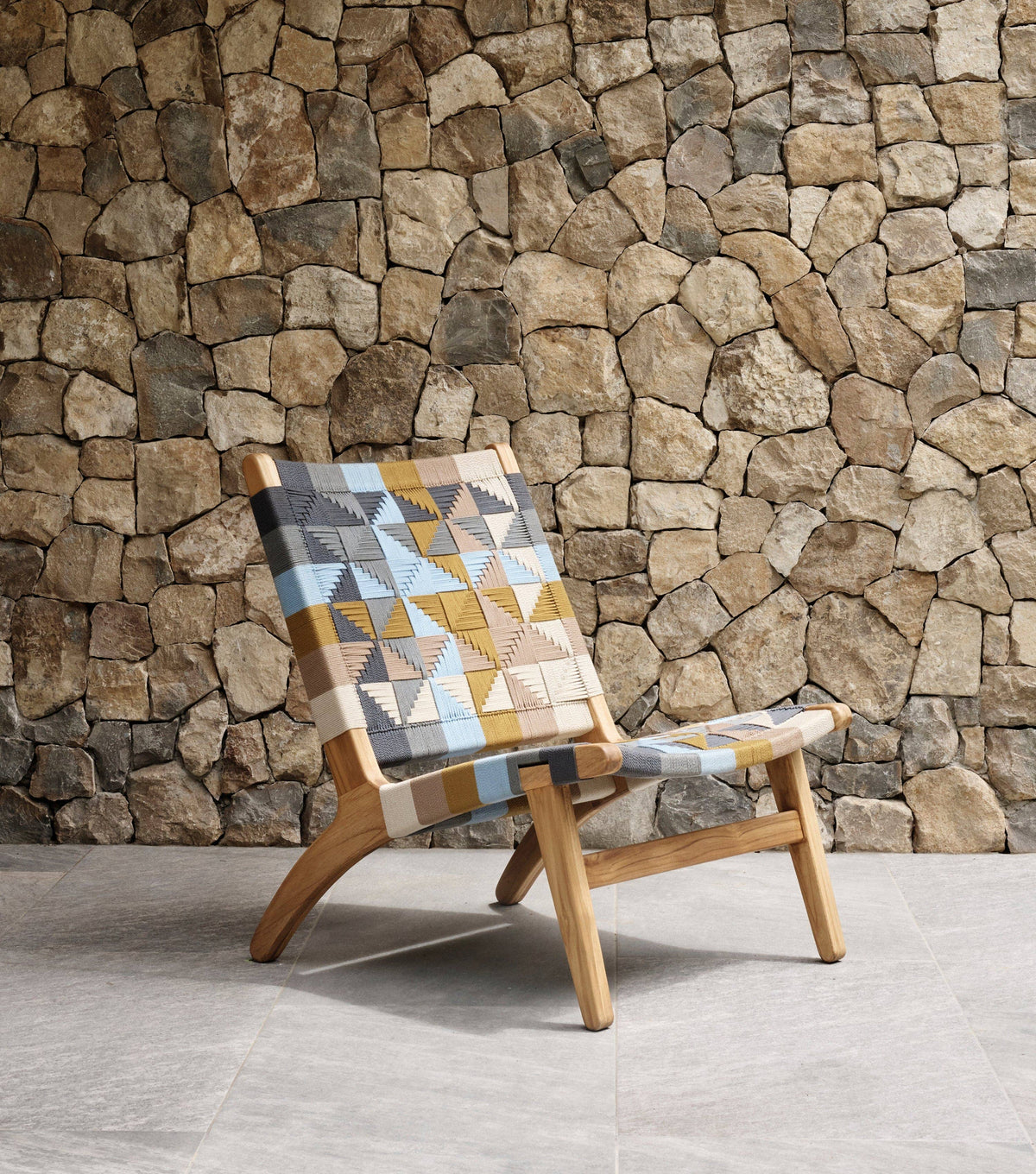 Natural Teak / Prisma Pattern