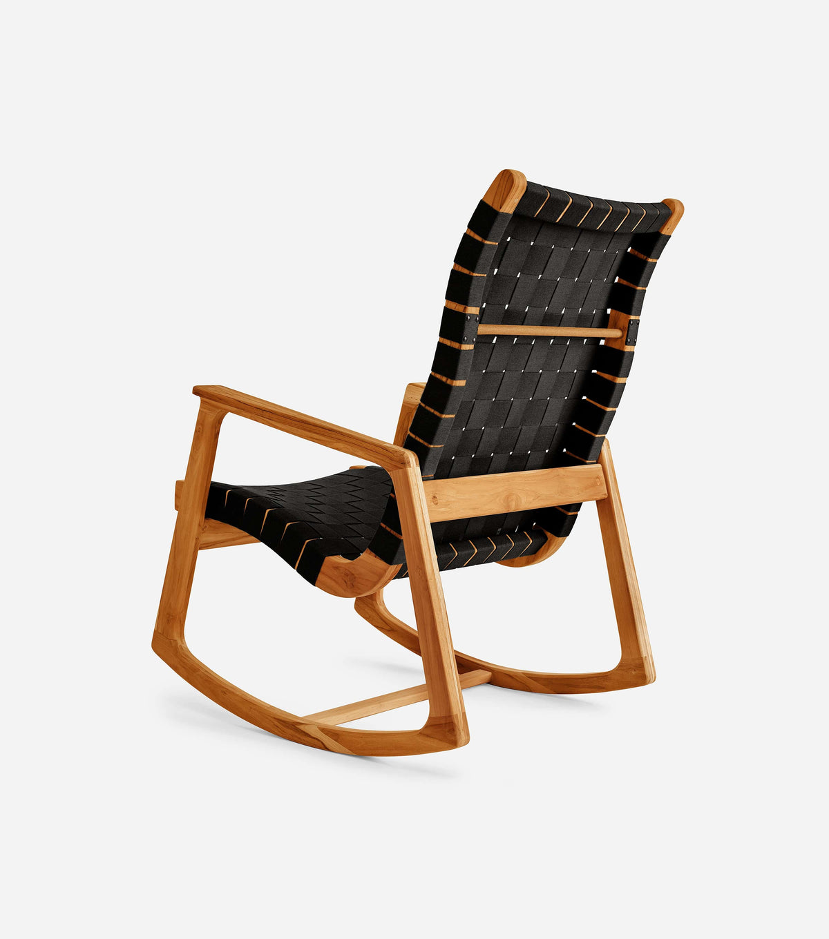 Sealed Teak / 2" Black Straps