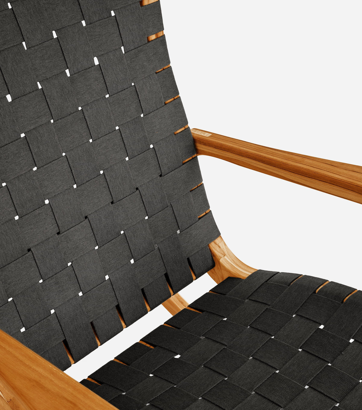 Sealed Teak / 2" Black Straps