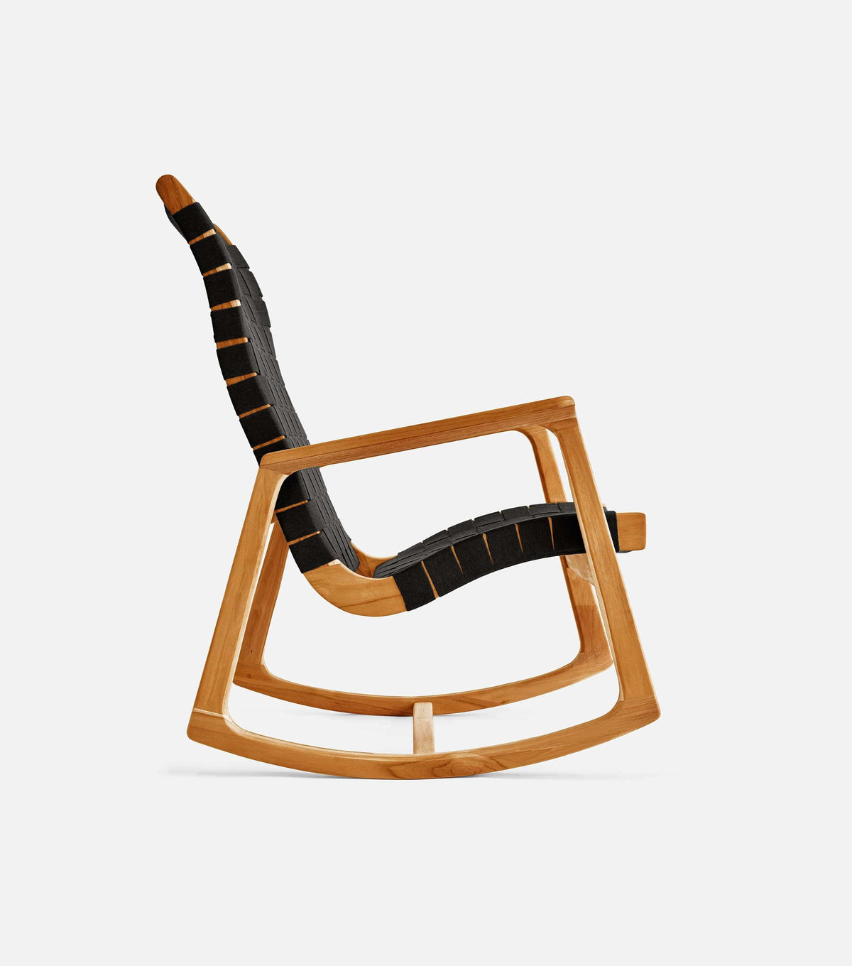 Sealed Teak / 2" Black Straps