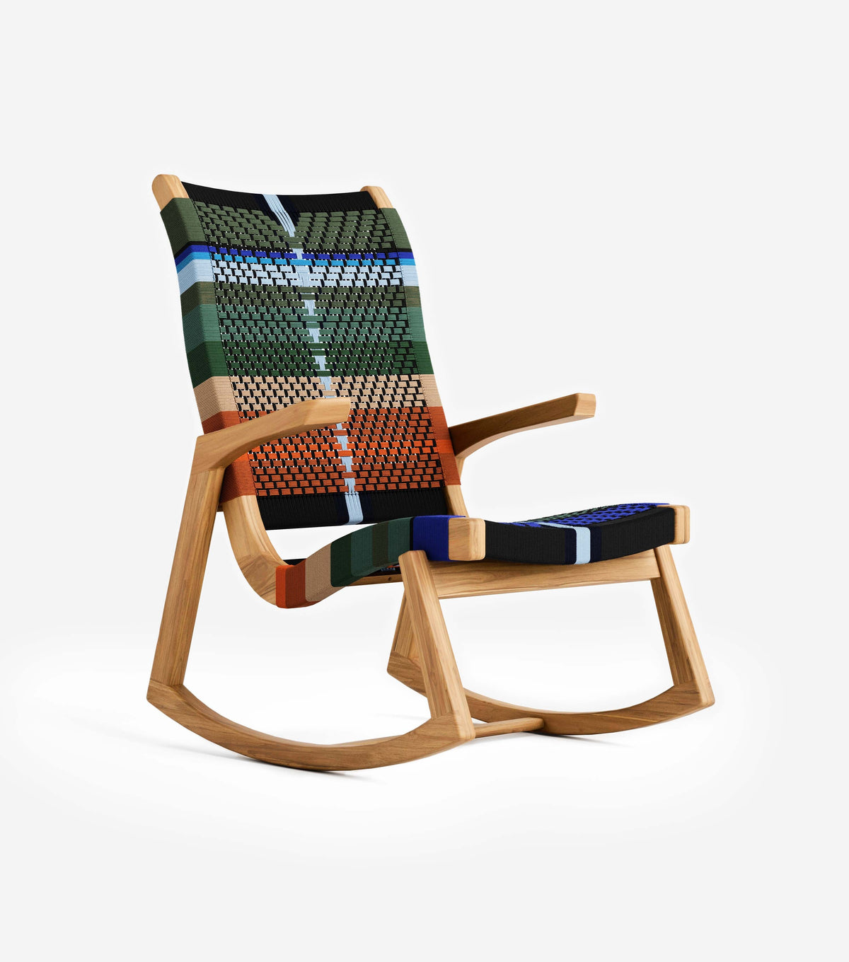 Natural Teak / Mot Mot Pattern