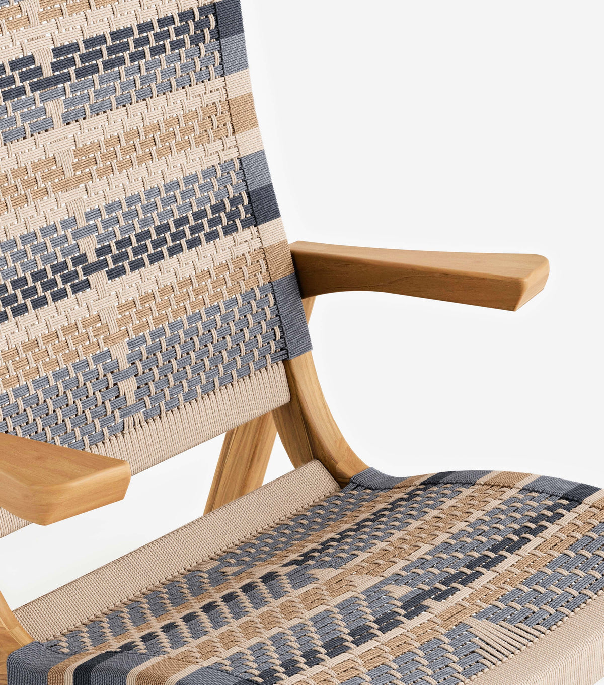 Natural Teak / Serena Pattern