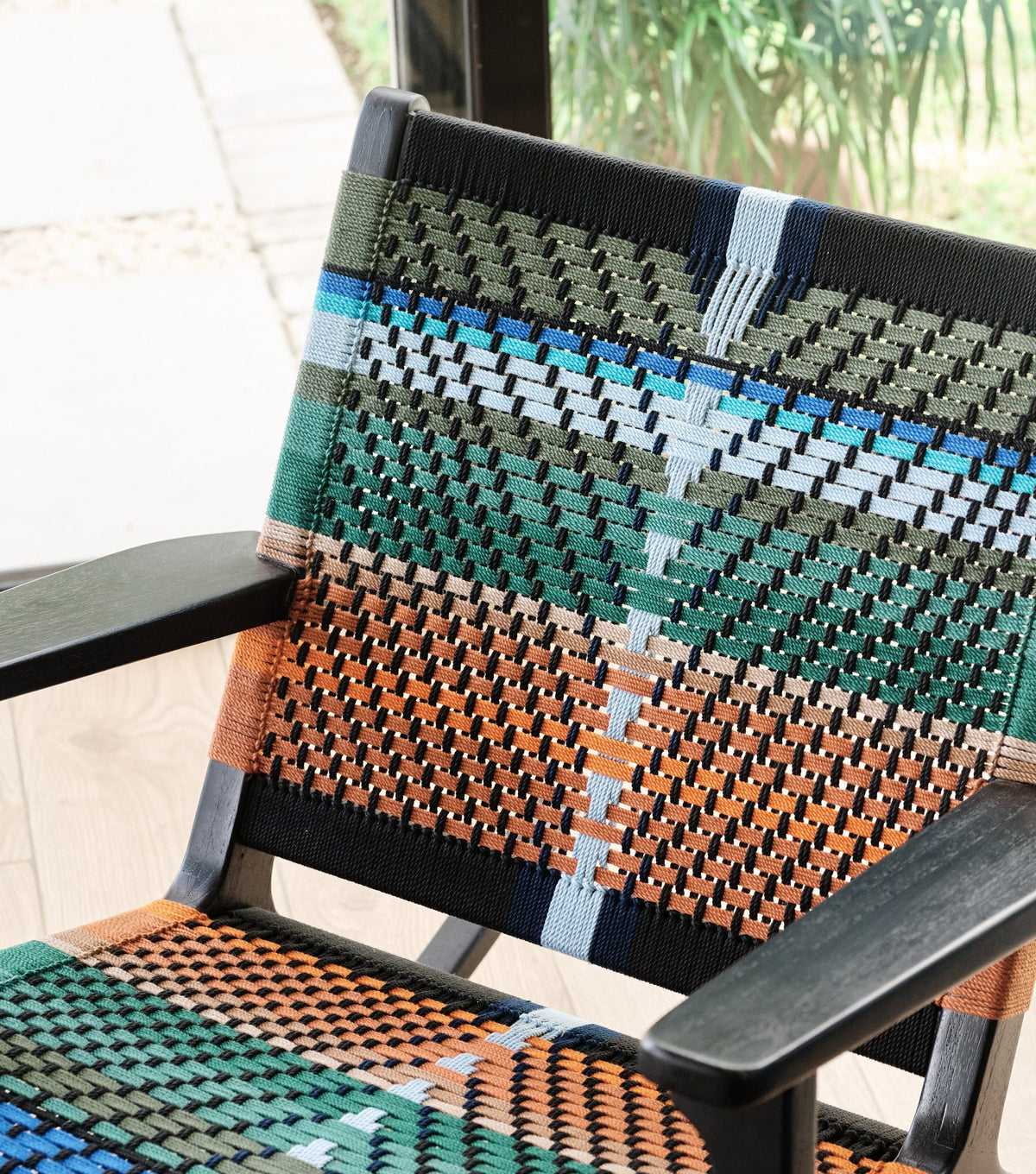 Charcoal Teak / Mot Mot Pattern