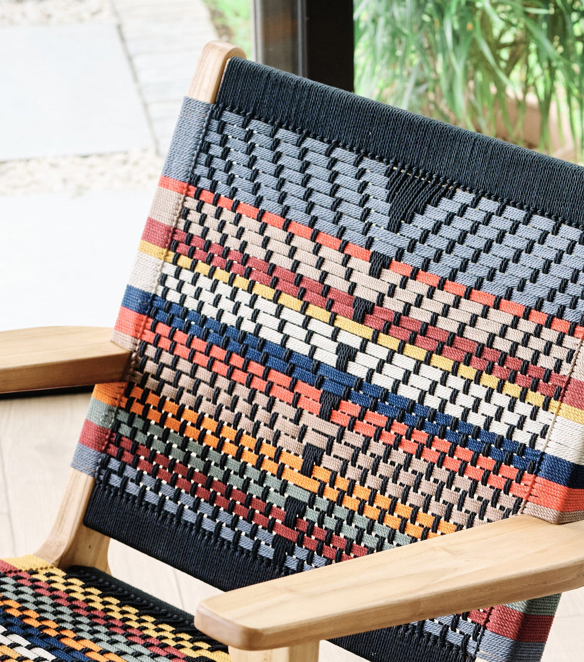 Natural Teak / San Geronimo Pattern