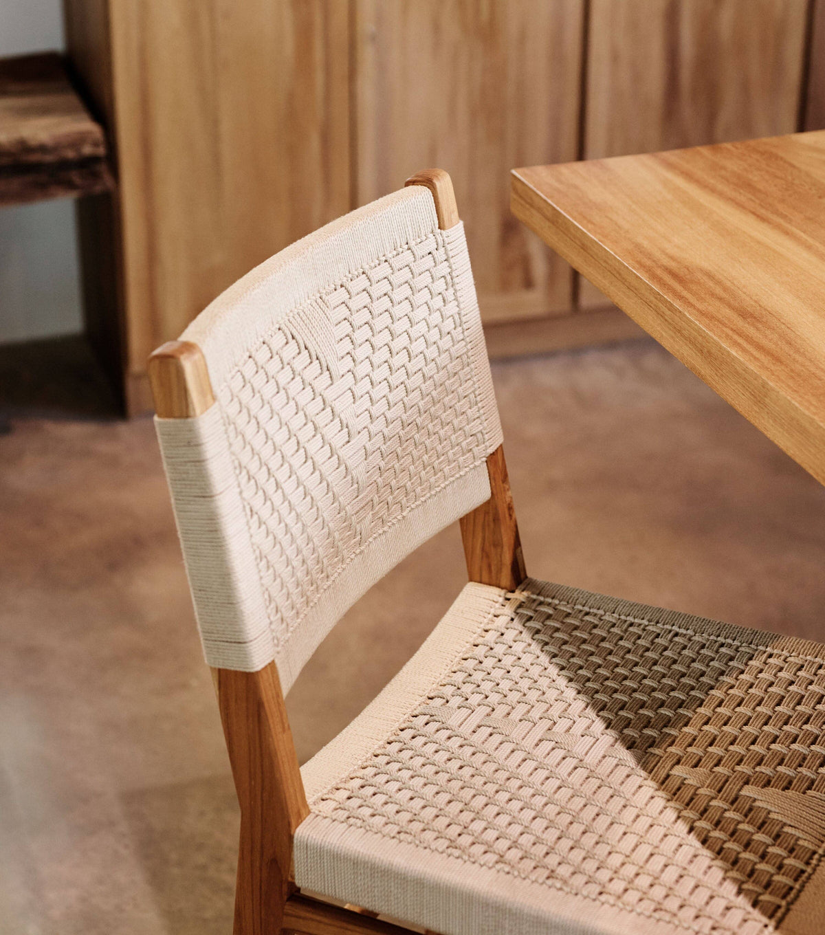 Natural Teak / Naturaline V Braided Cord / Counter