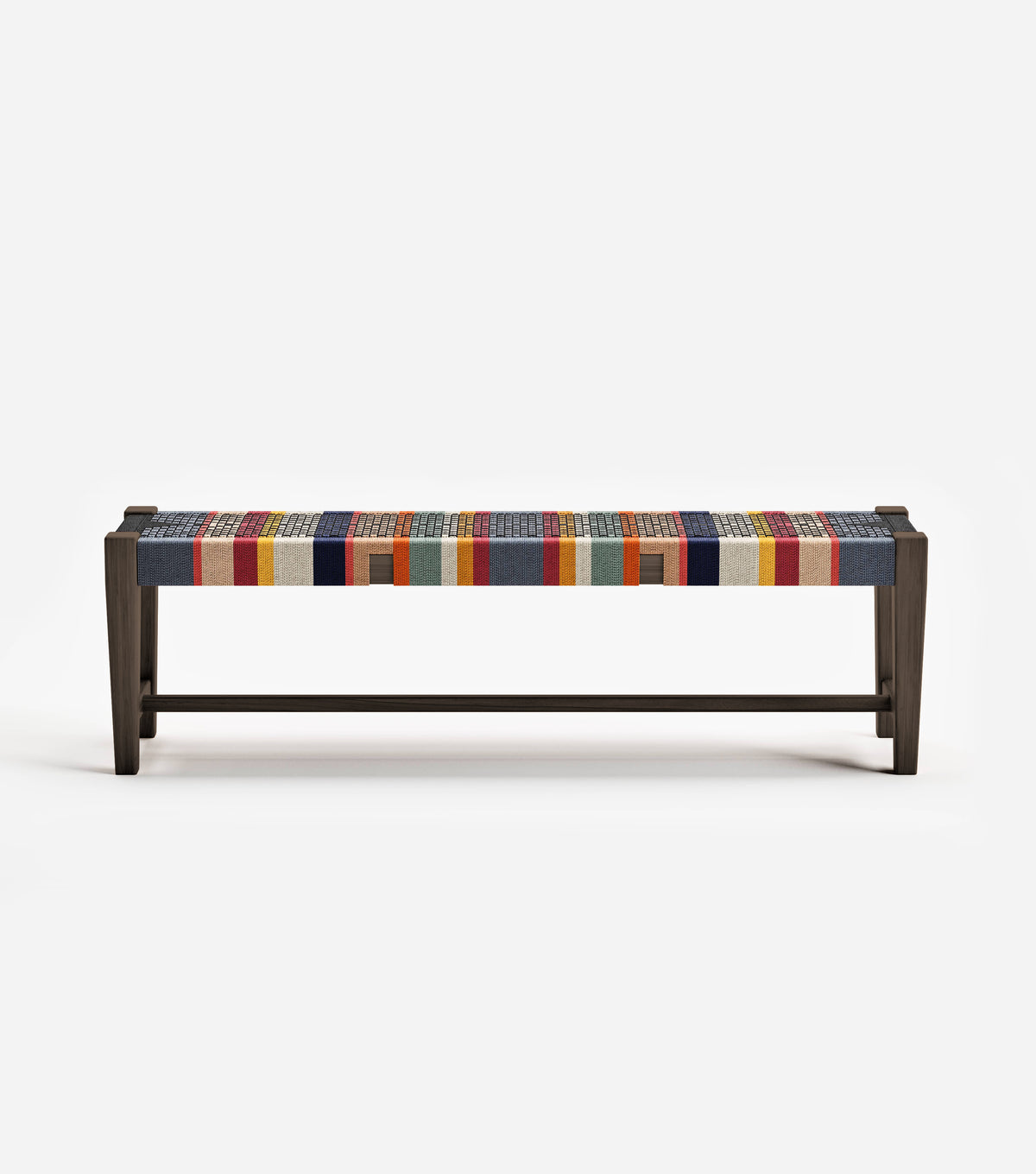 Walnut / San Geronimo Pattern / 59" | Seats 3