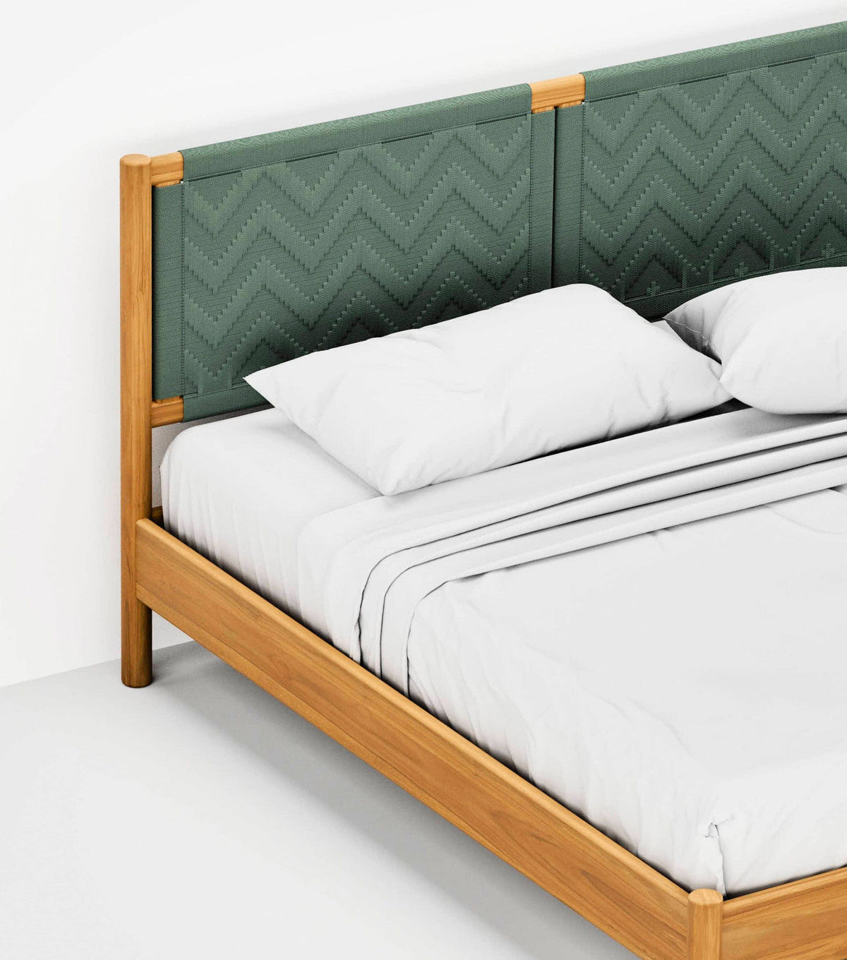 Natural / Basil Chevron Cord / King