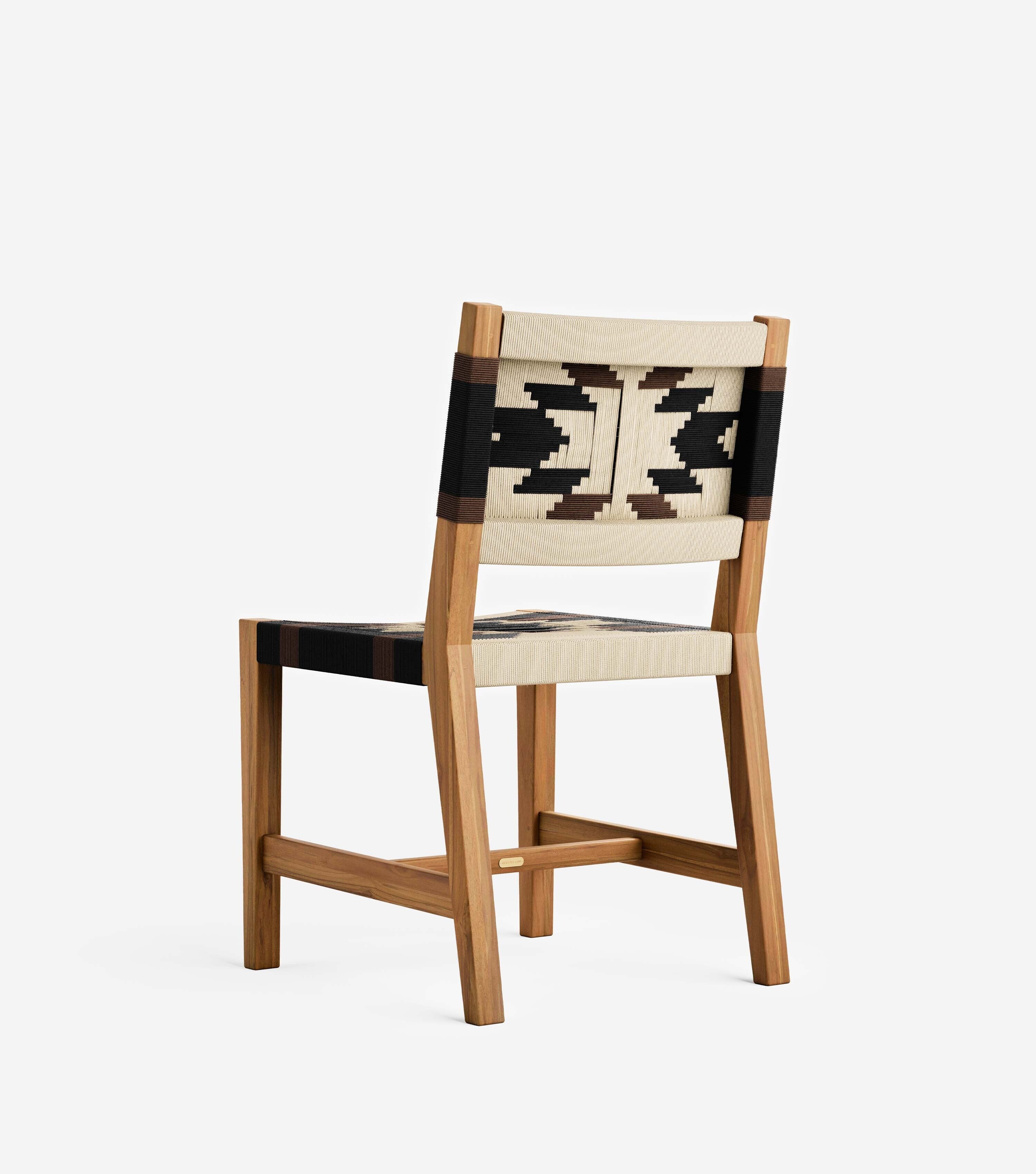 Sealed Teak / Atacama Pattern