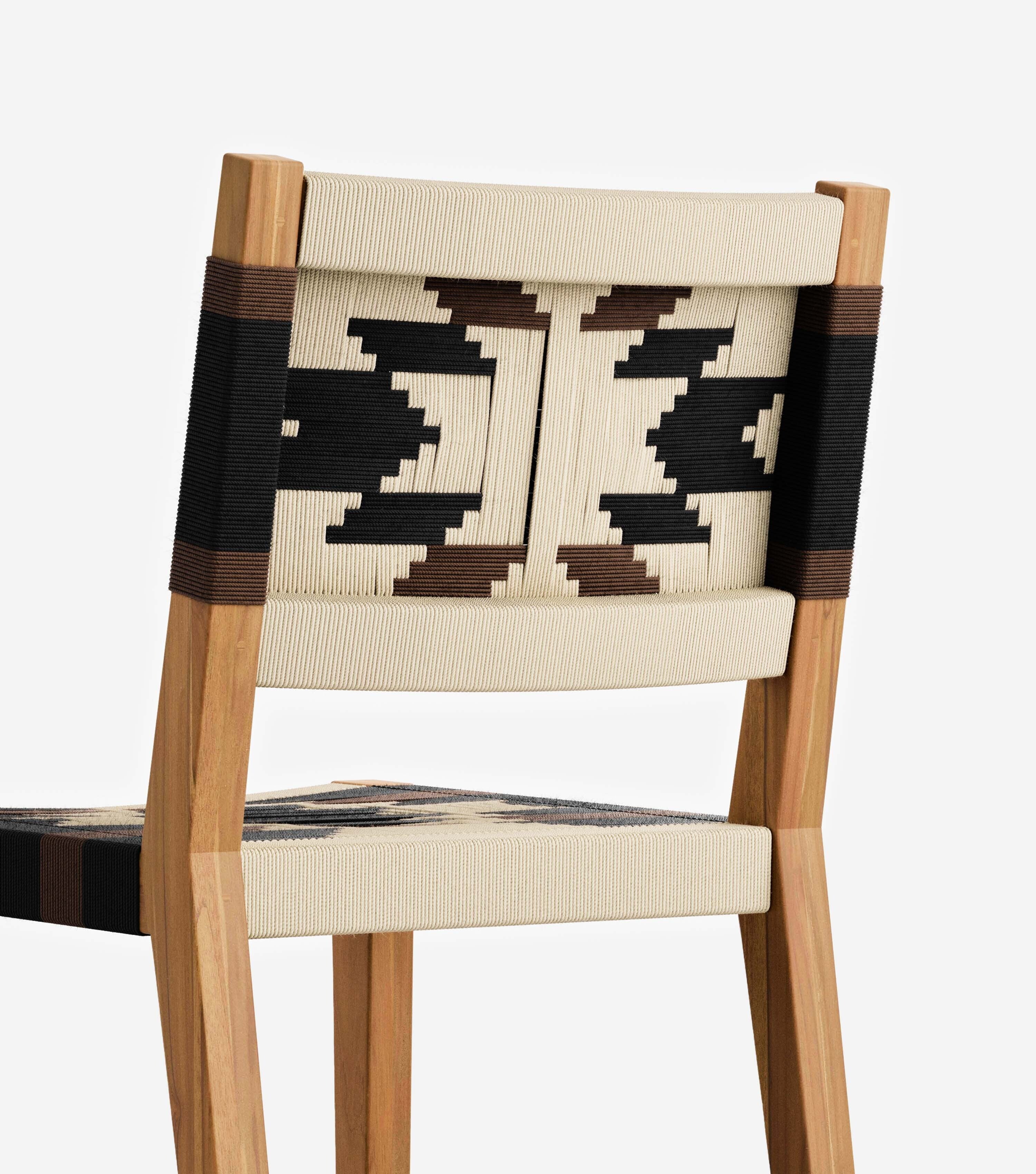 Sealed Teak / Atacama Pattern