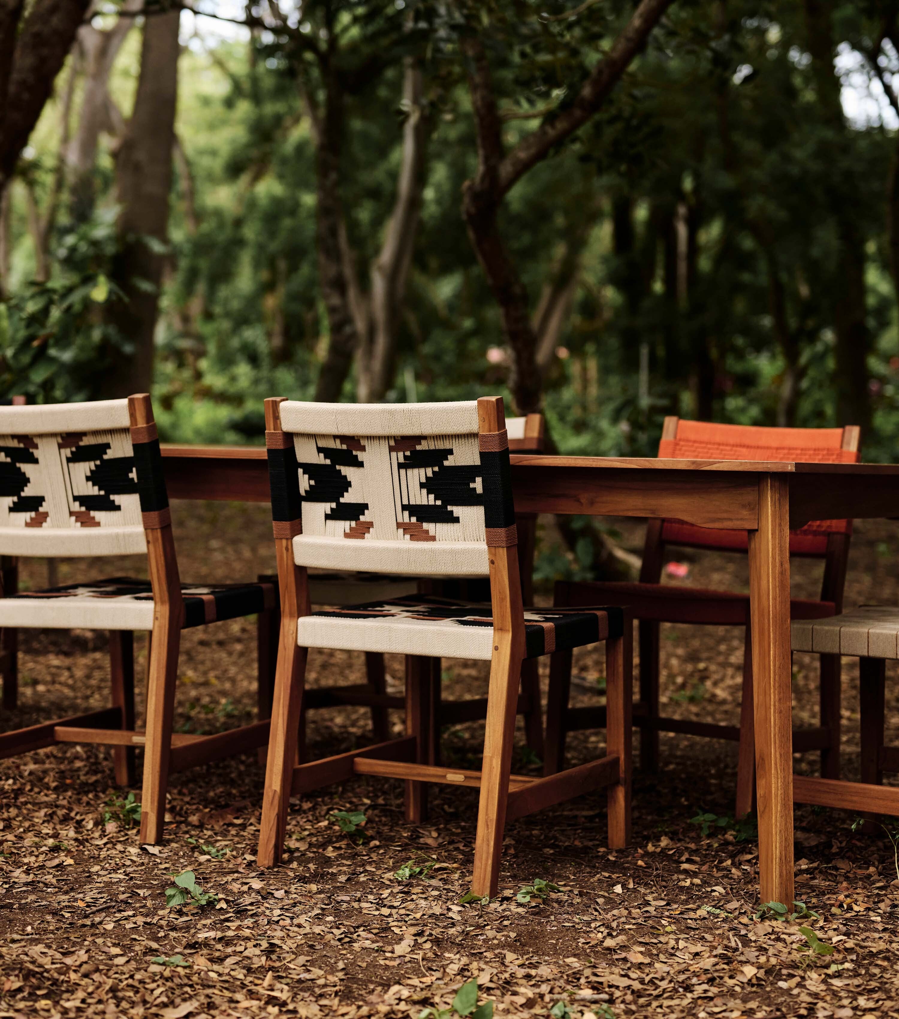 Sealed Teak / Atacama Pattern