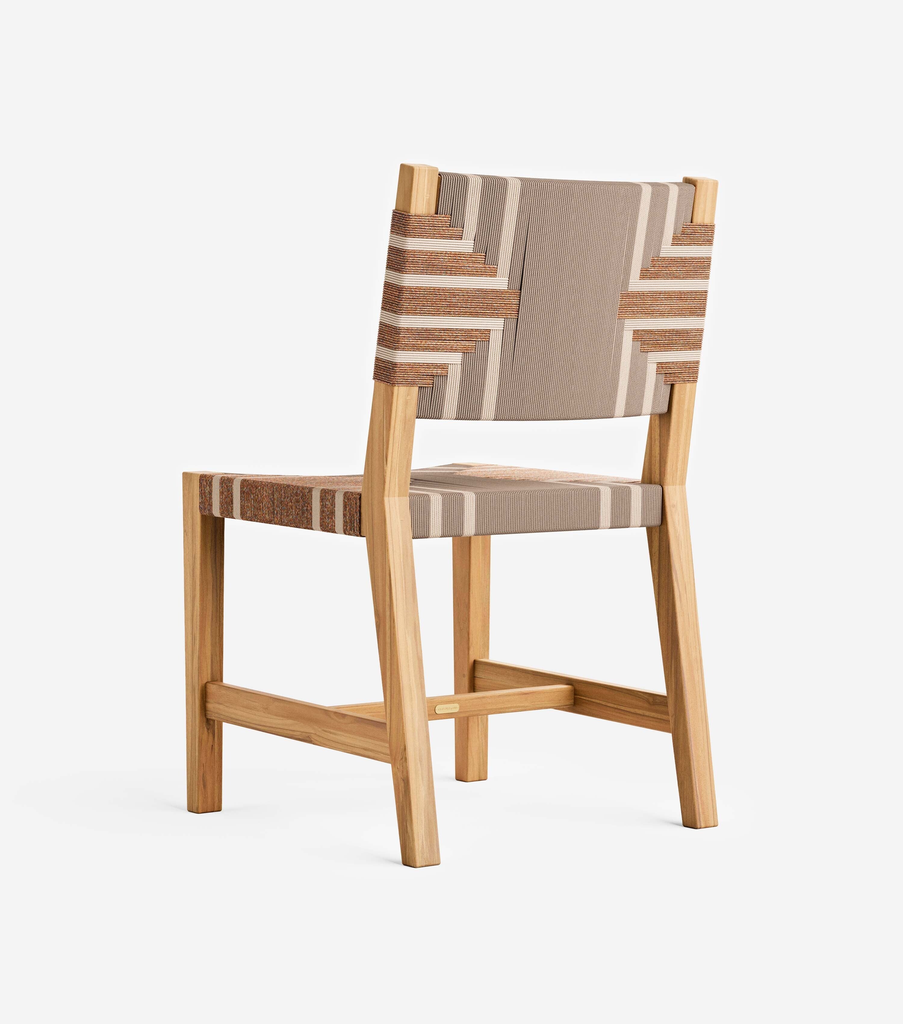 Natural Teak / Reynaga Pattern