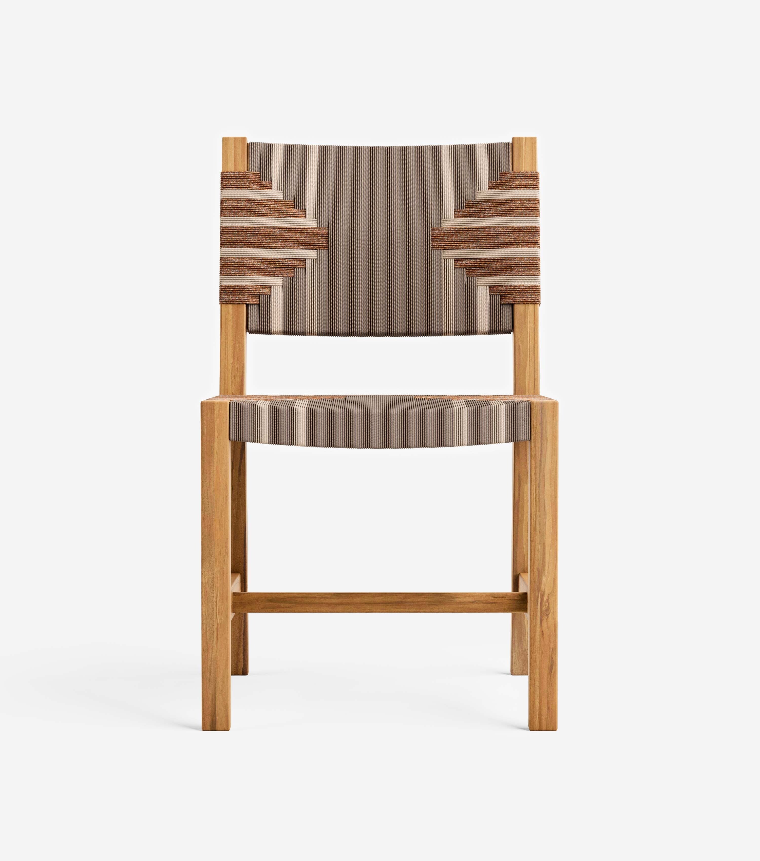 Natural Teak / Reynaga Pattern
