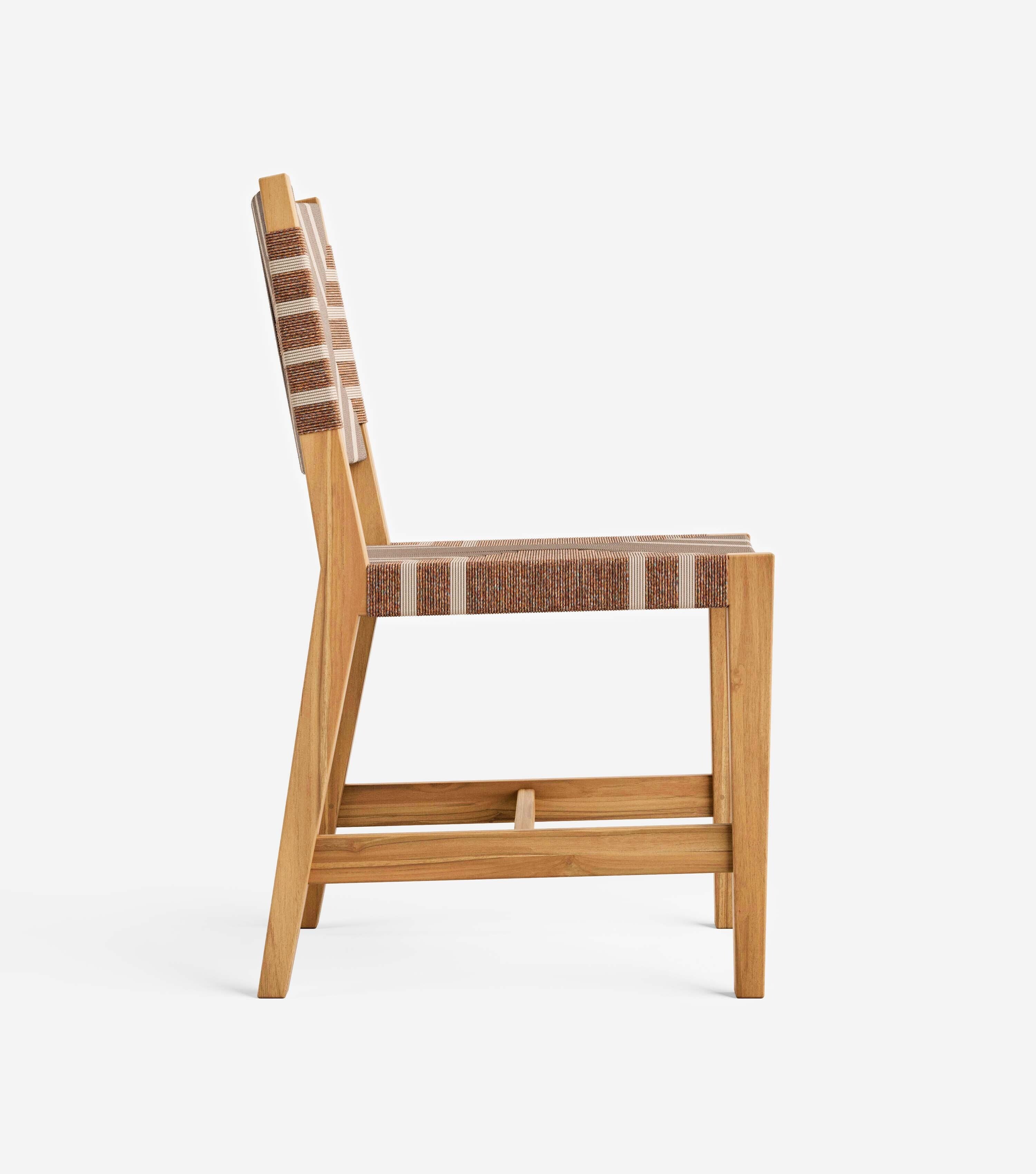Natural Teak / Reynaga Pattern
