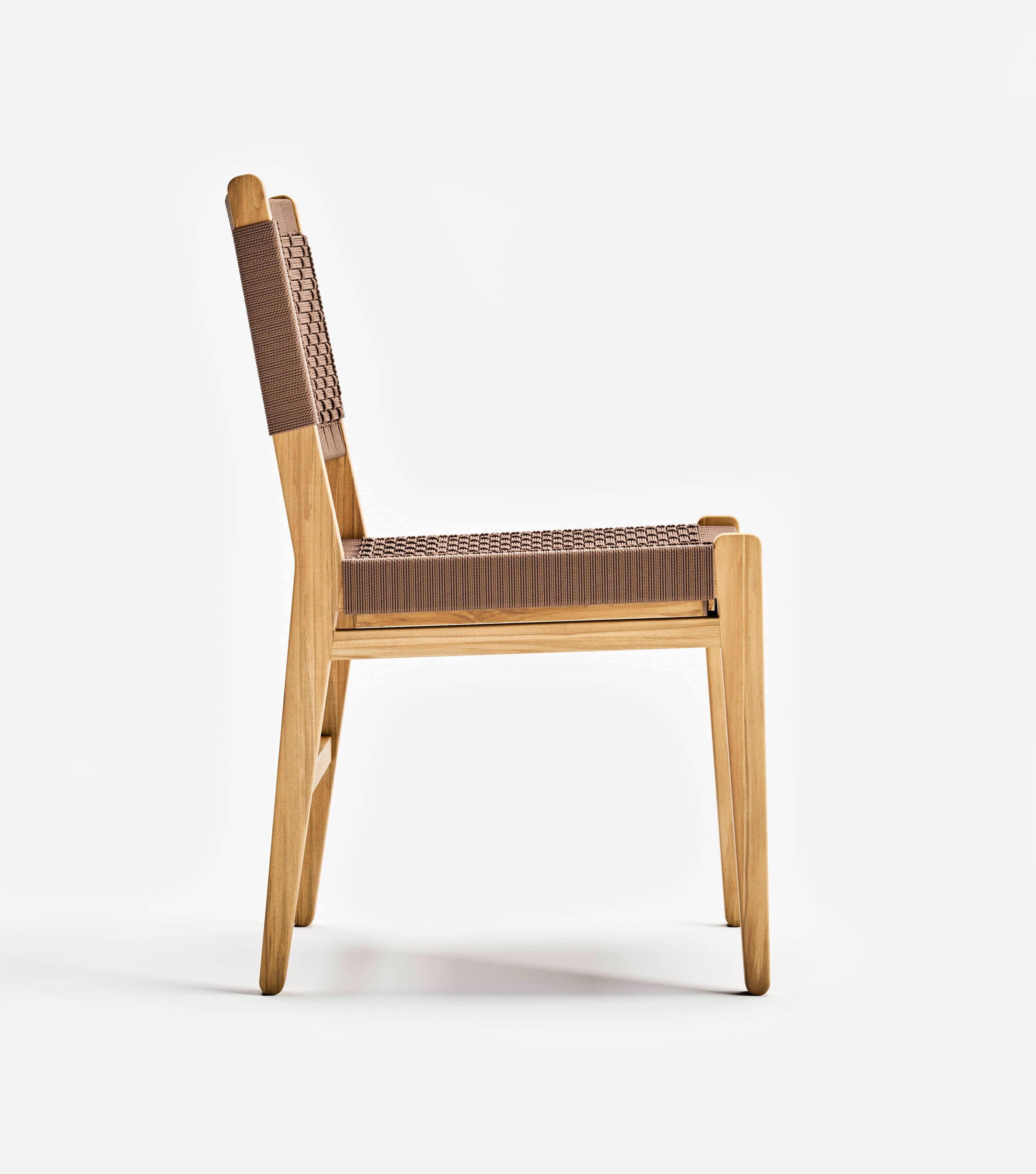 Natural / Chocolate V Braided Cord