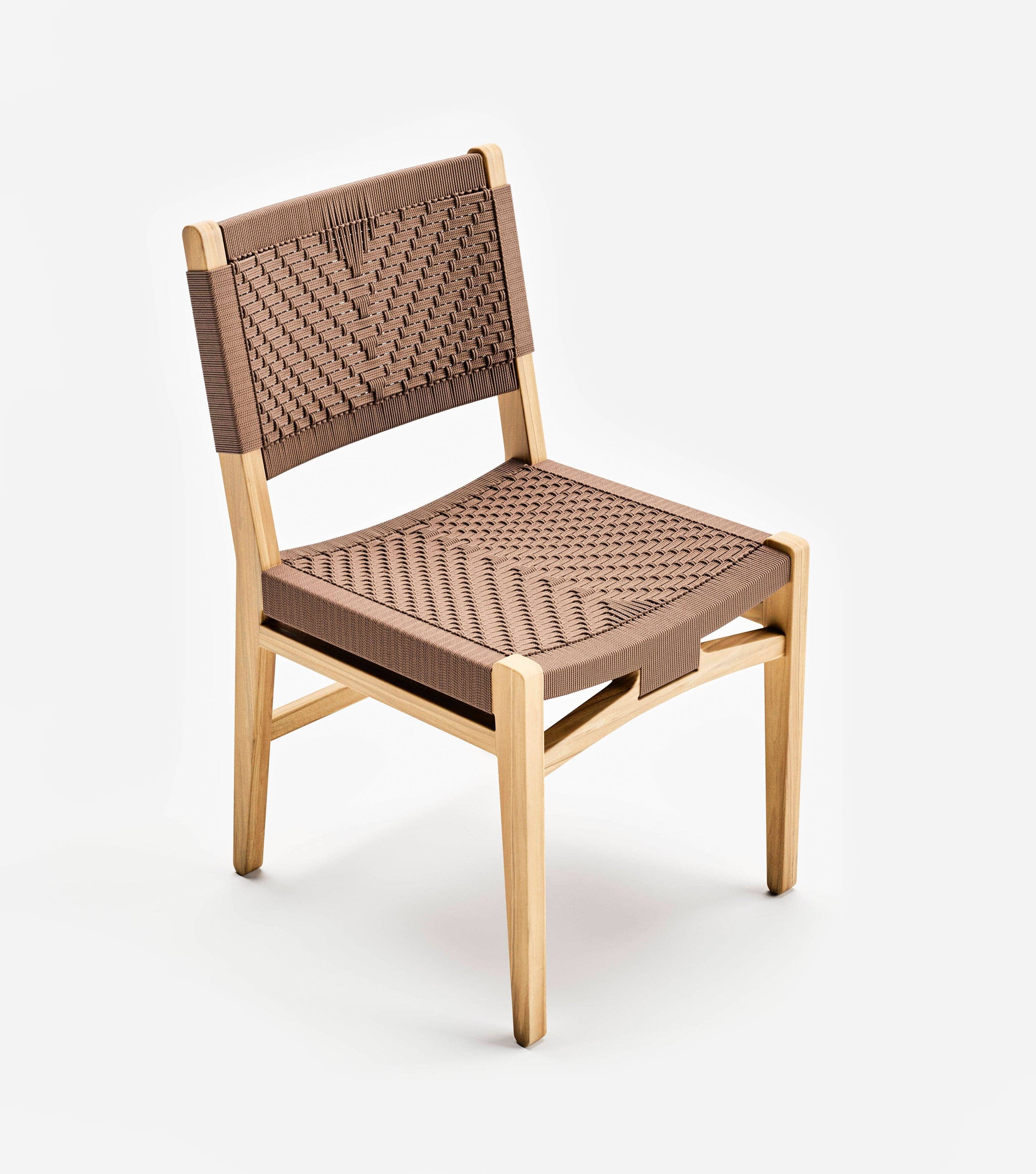 Natural / Chocolate V Braided Cord