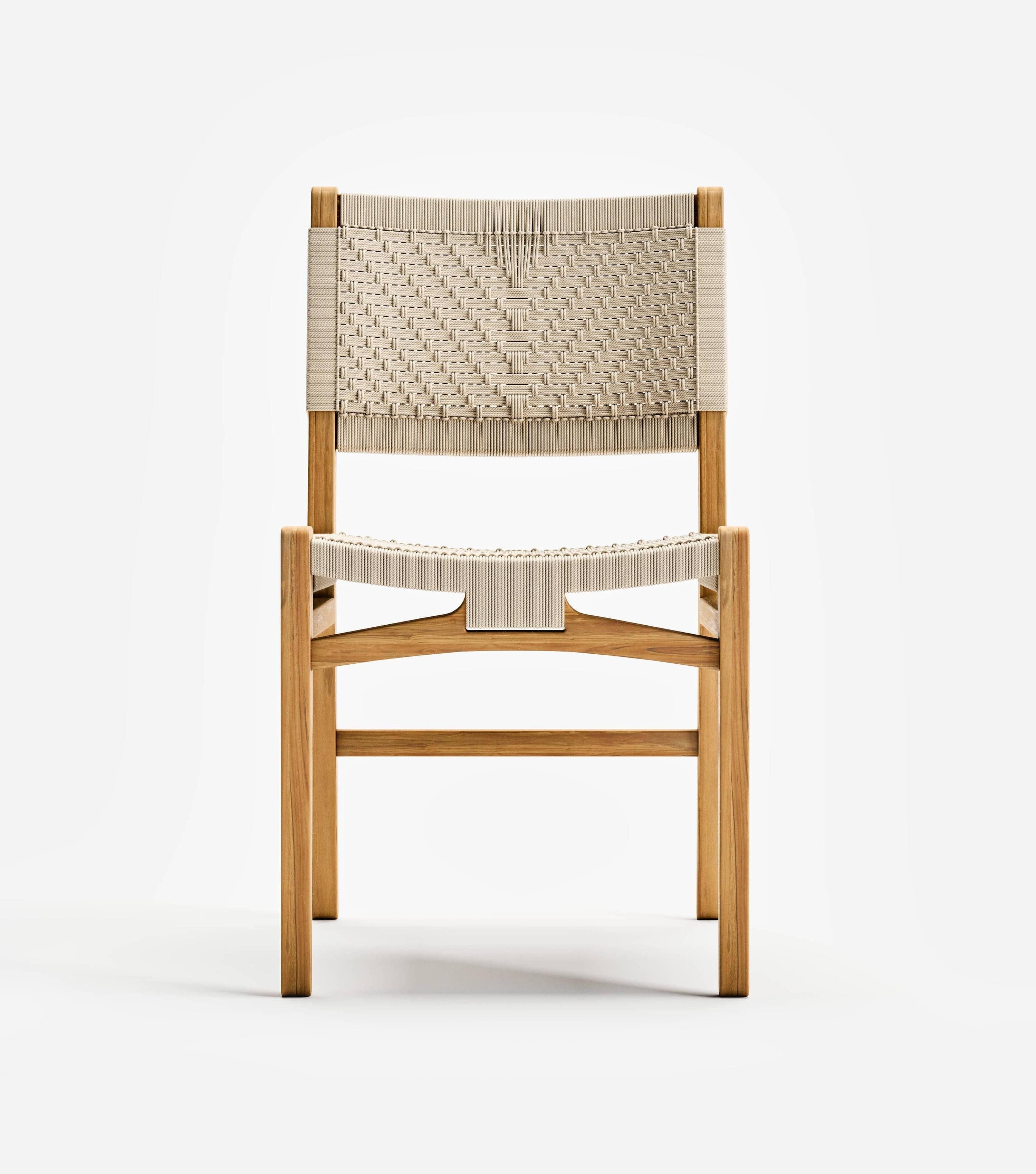 Chontales Dining Chair Woven Naturaline V Braided Cord | Forever ...