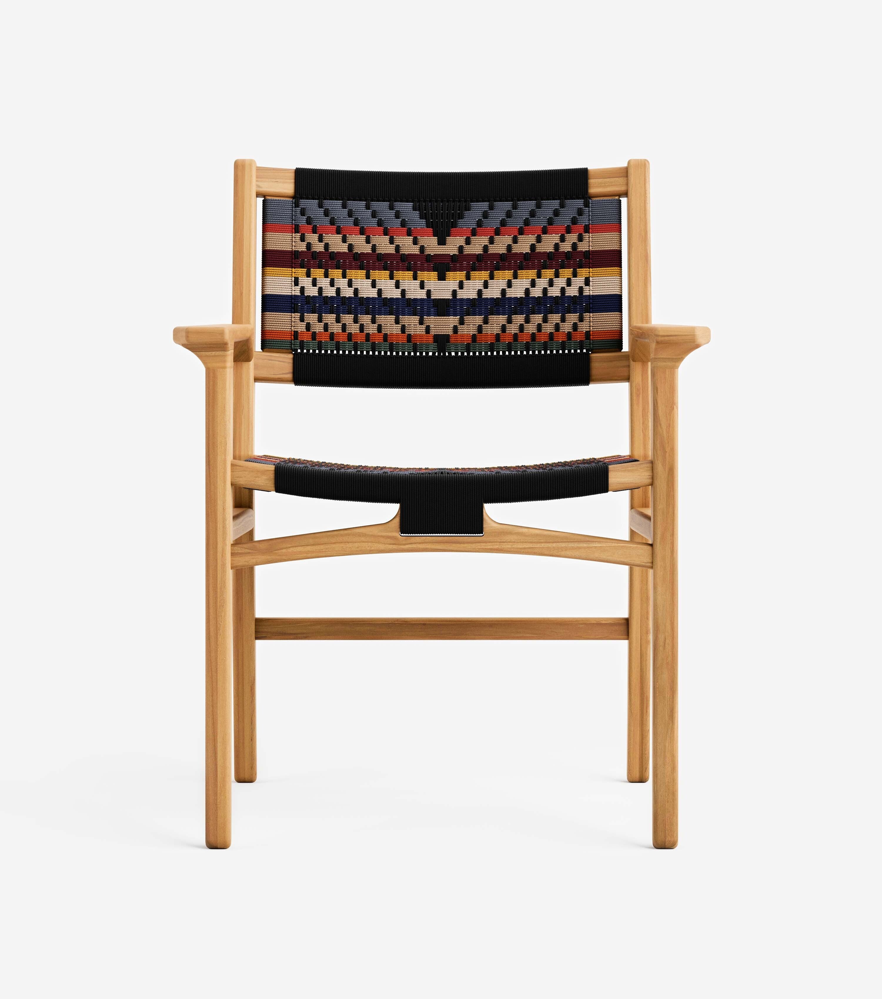 Natural Teak / San Geronimo Pattern