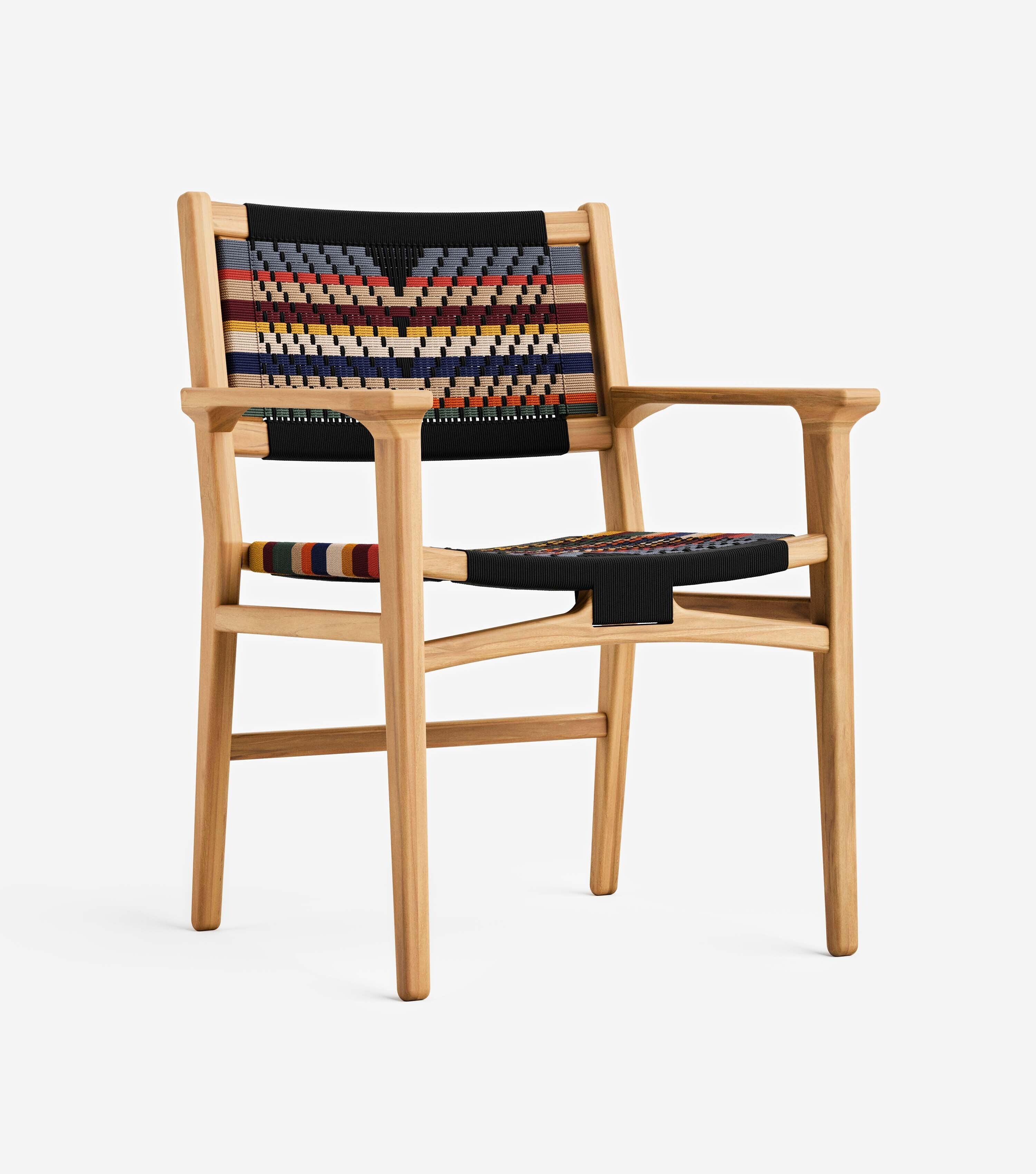 Natural Teak / San Geronimo Pattern