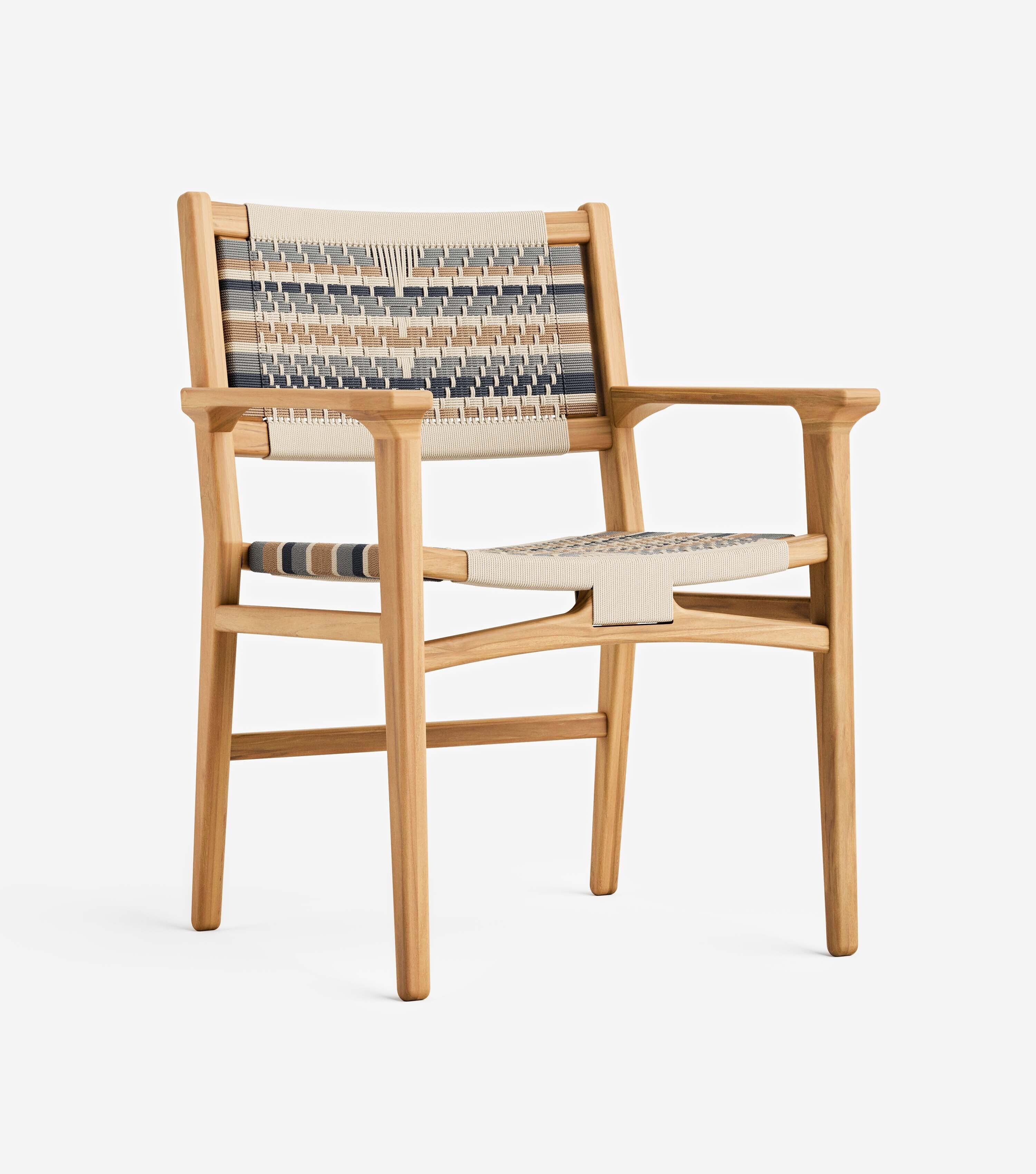 Natural Teak / Serena Pattern