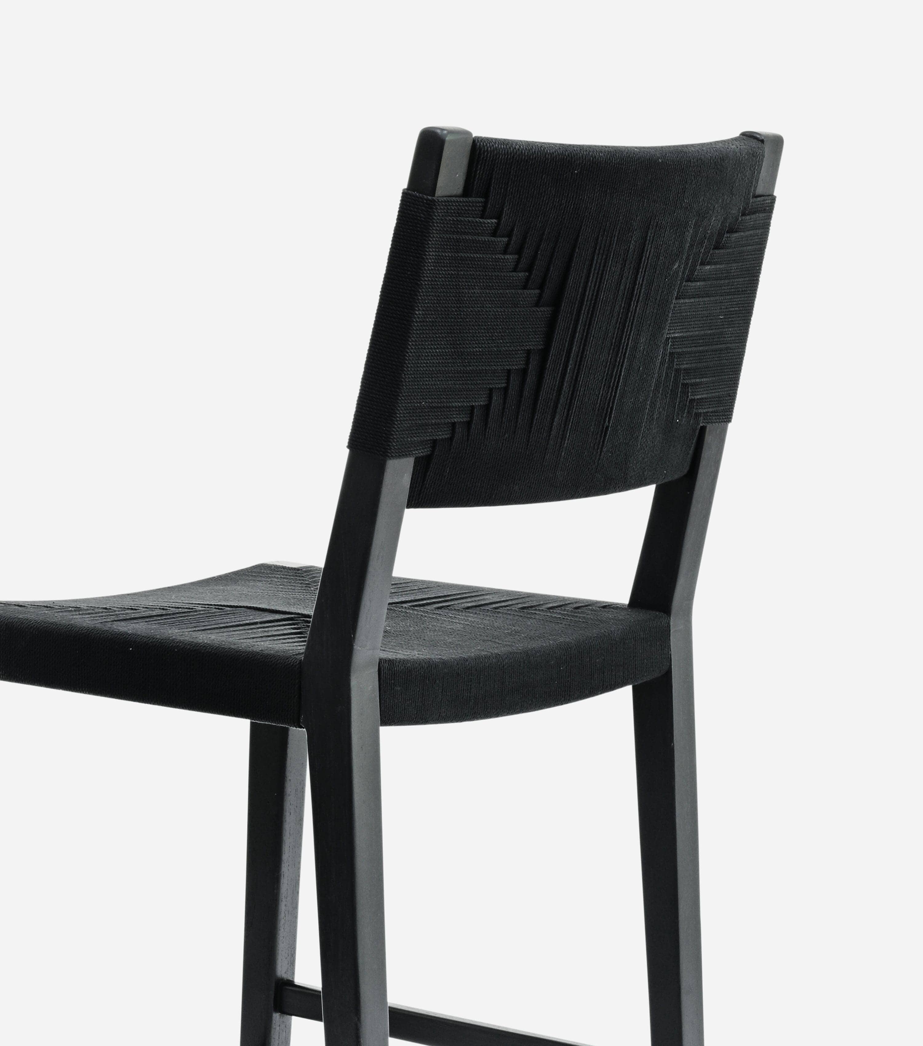 Charcoal / Black Cross Braided Cord / Bar 