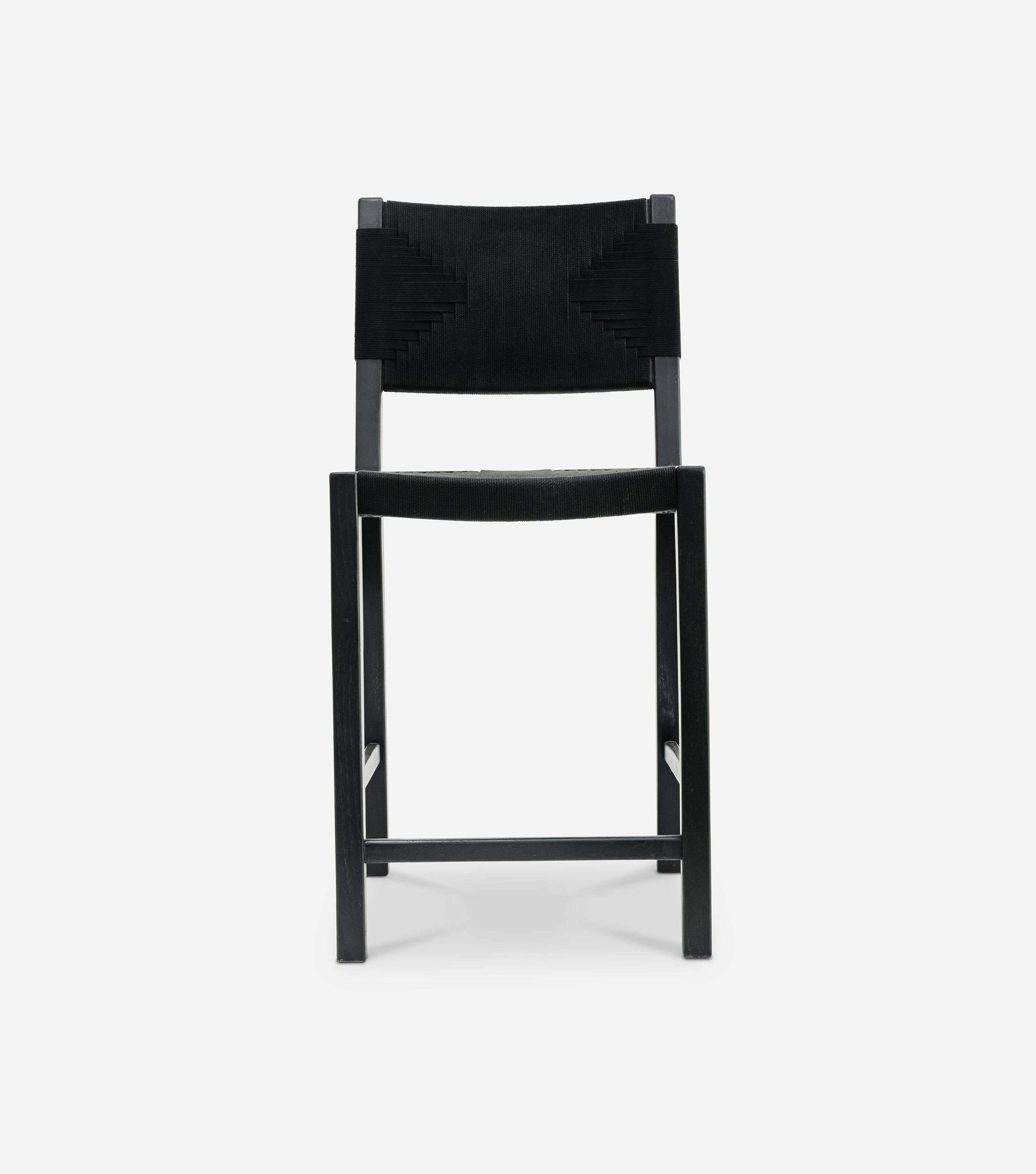 Charcoal / Black Cross Braided Cord / Counter