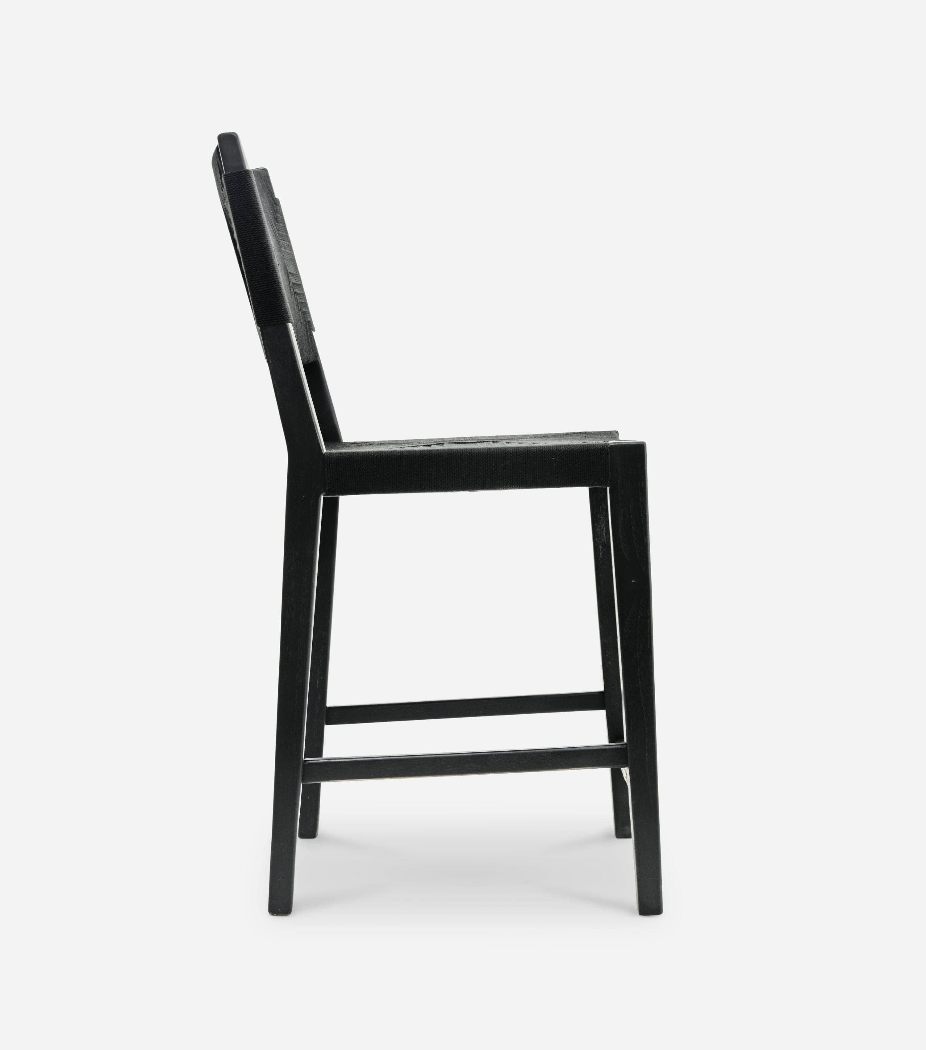 Charcoal / Black Cross Braided Cord / Counter