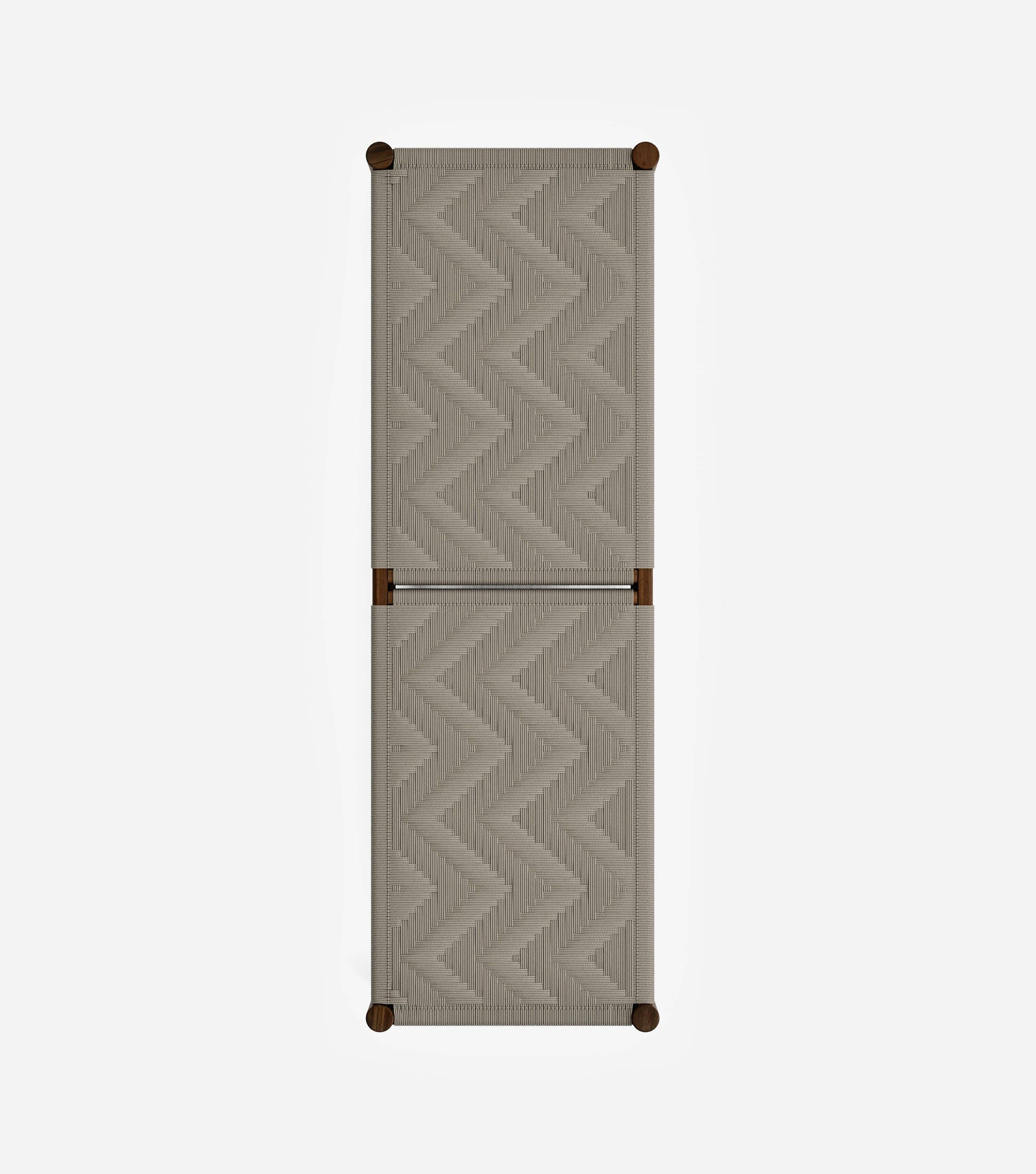 Coffee / Taupe Chevron Cord / 55