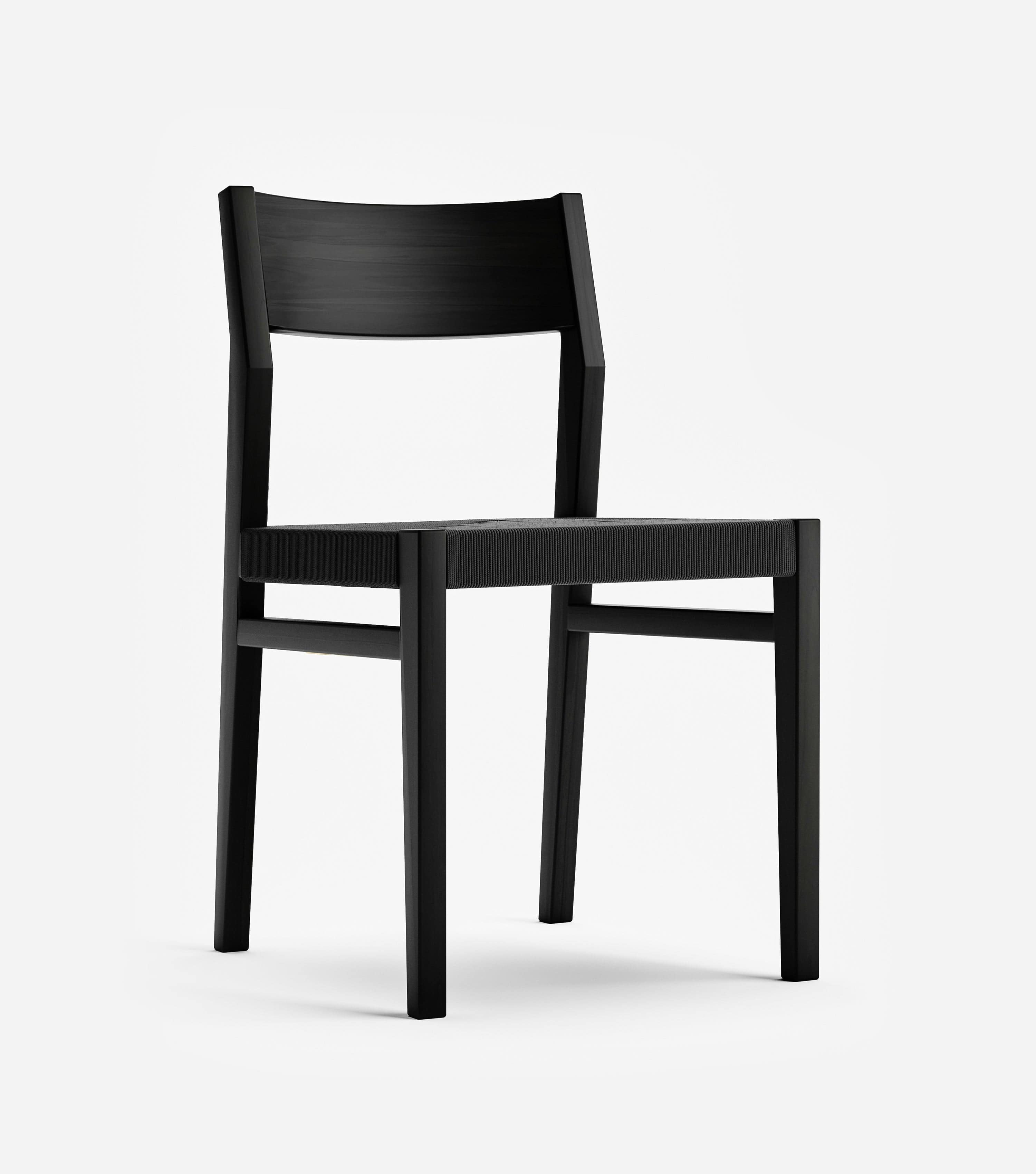 Charcoal / Black Cross Braided Cord