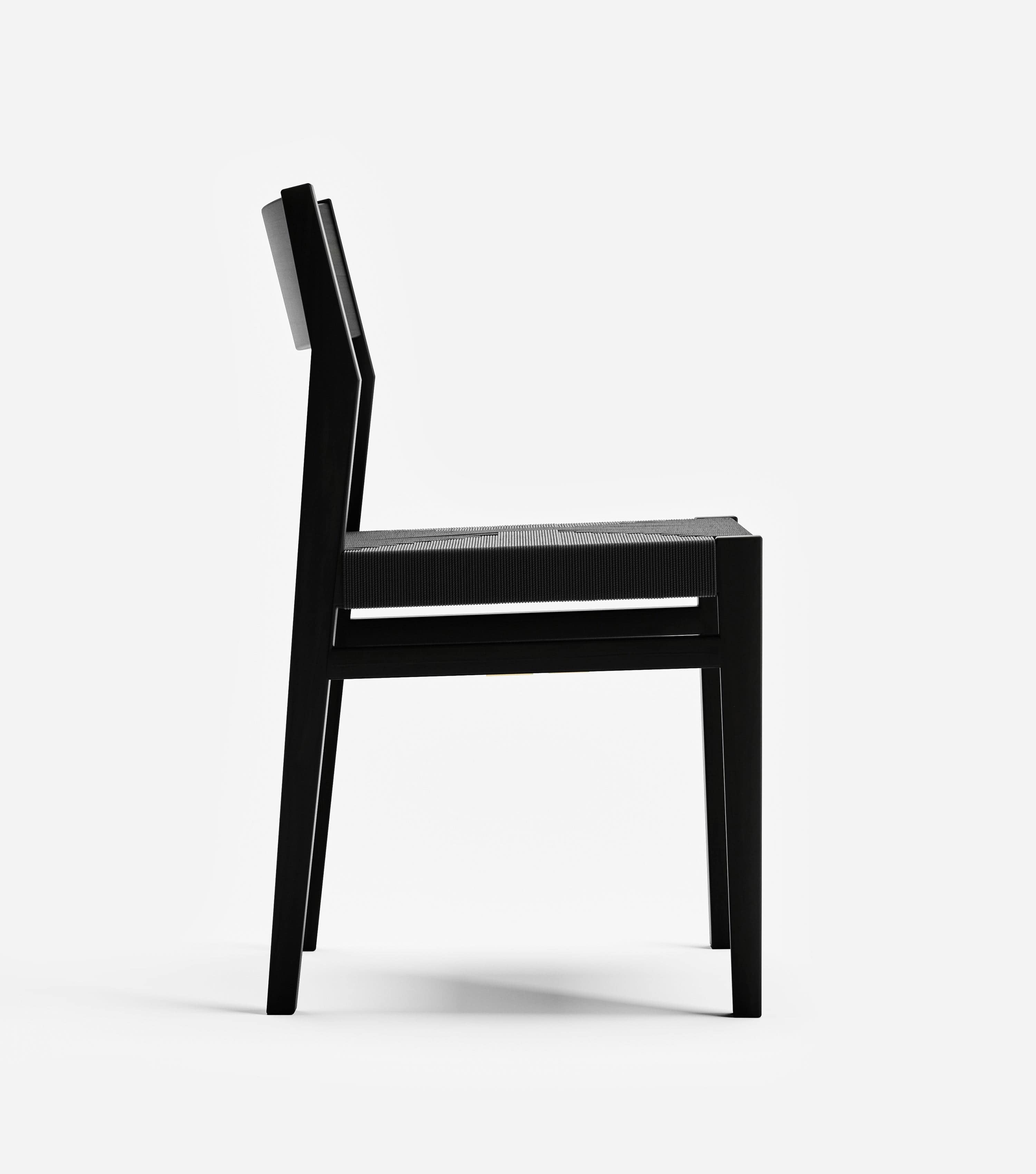 Charcoal / Black Cross Braided Cord