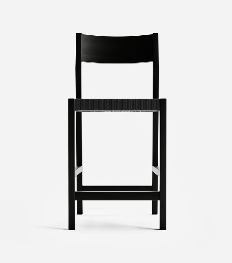 Charcoal / Black Cross Braided Cord / Counter