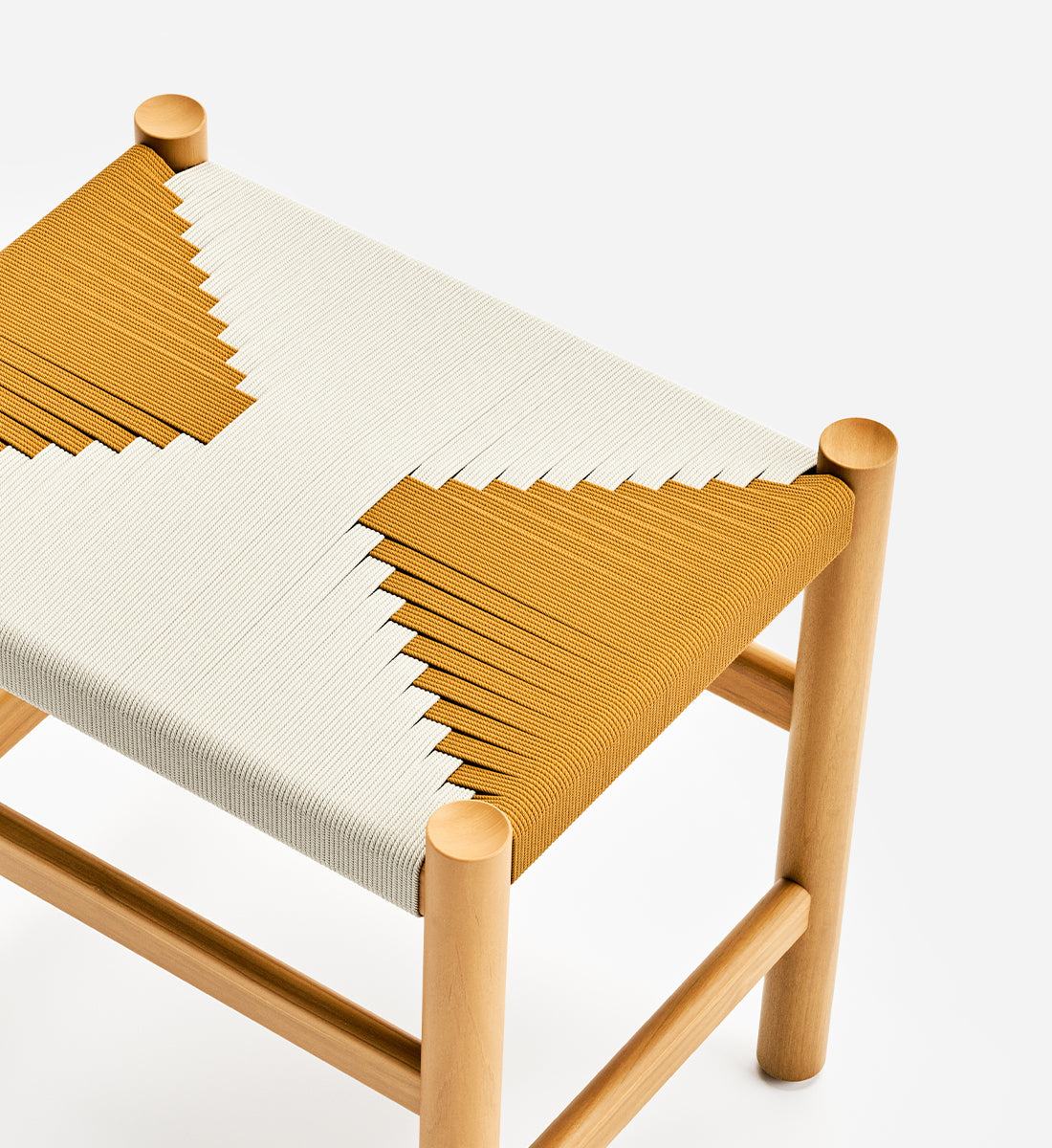 Santa Cruz Bench Woven San Geronimo Cord | Forever Furniture by
