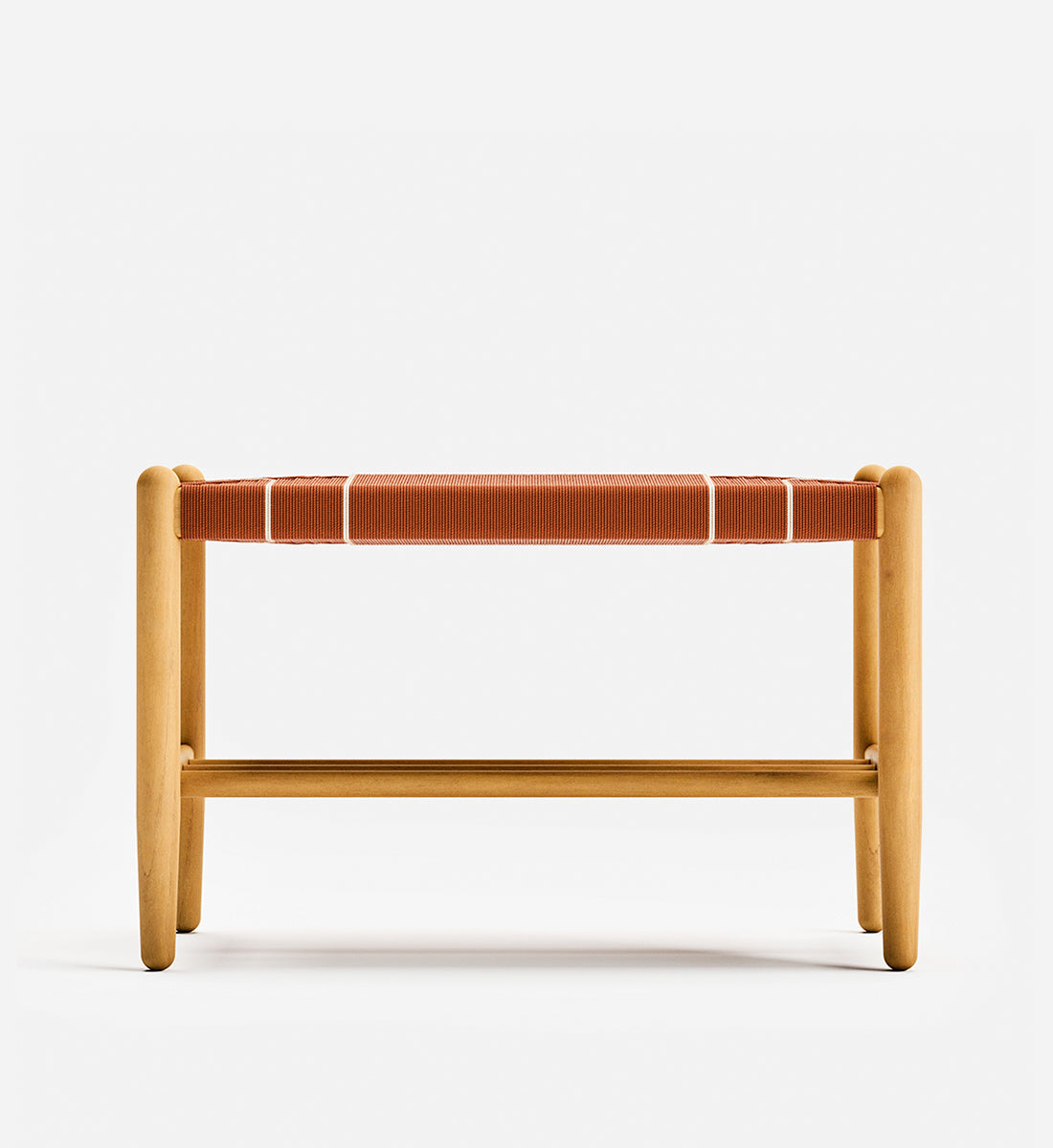 Woven Cord Masaya Ottoman | San Geronimo Pattern | Forever