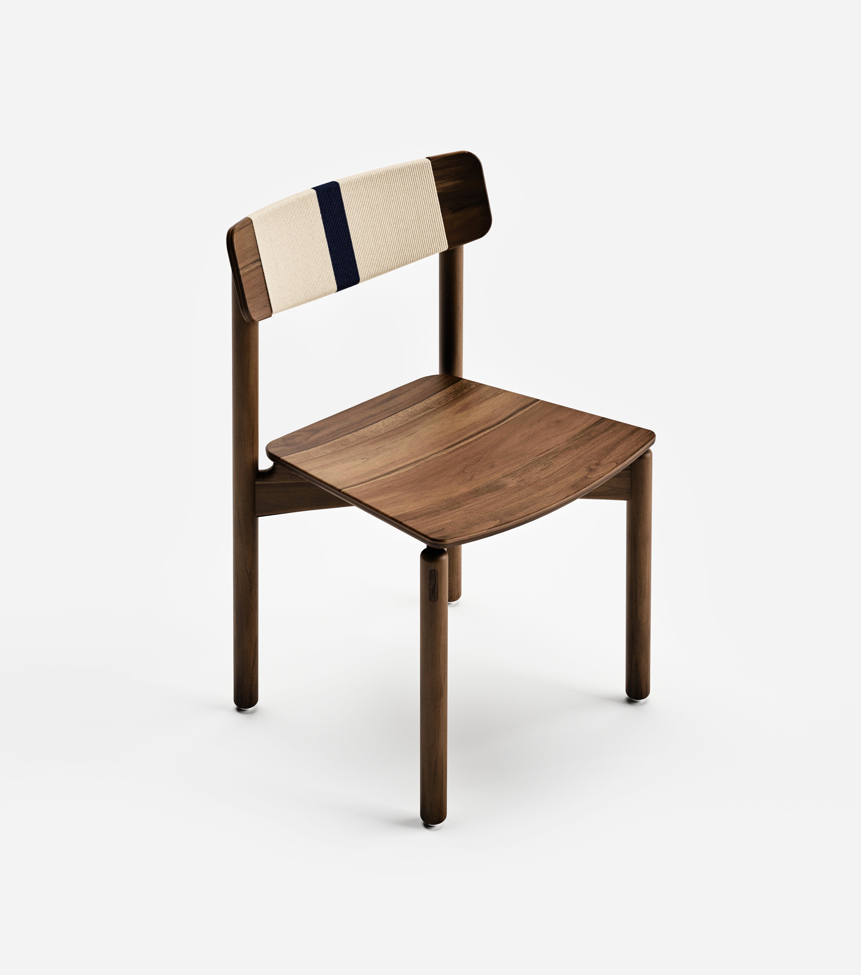 Coffee Teak / Naturaline & Navy Cord