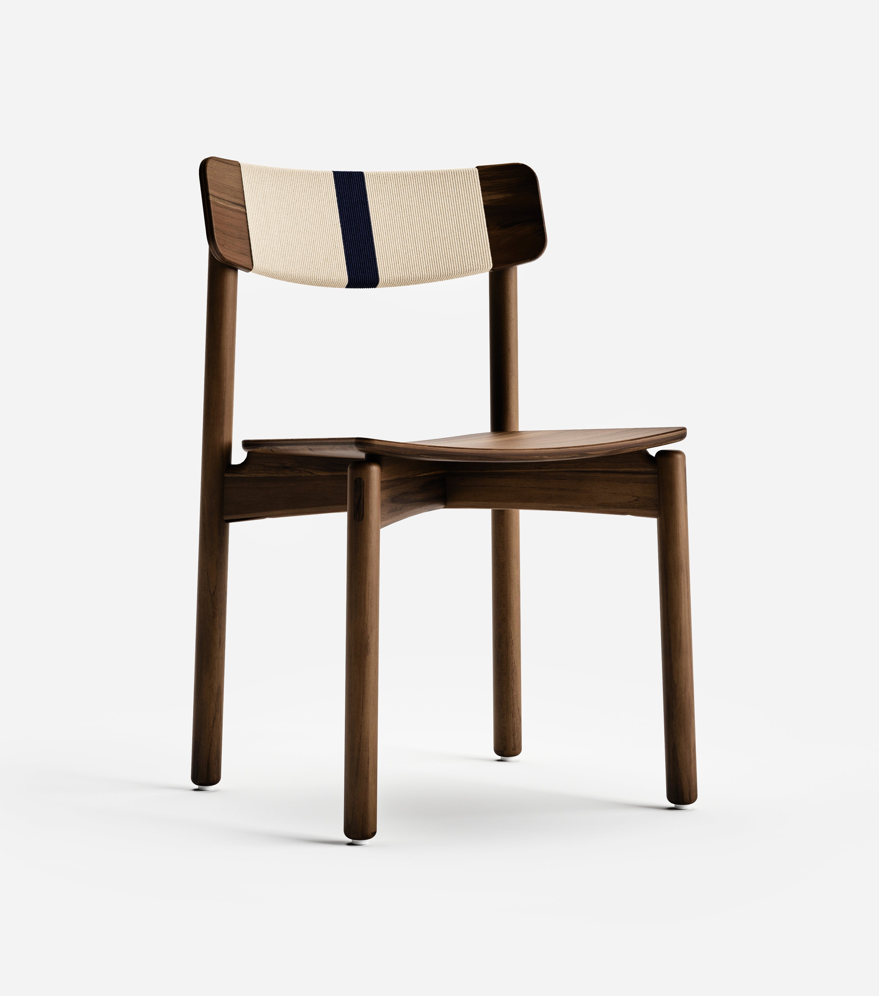 Coffee Teak / Naturaline & Navy Cord