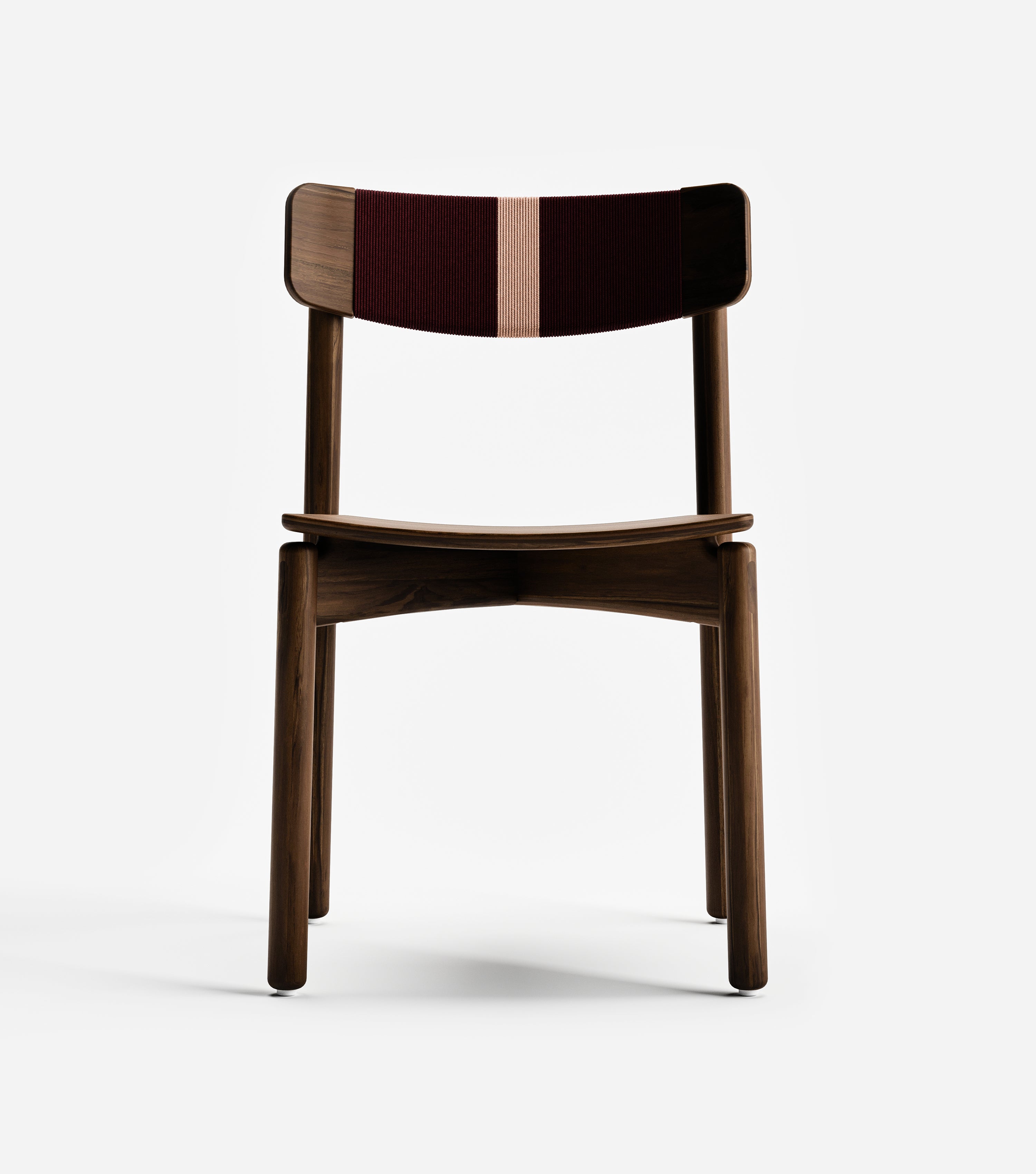 Coffee Teak / Burgundy & Nude Cord
