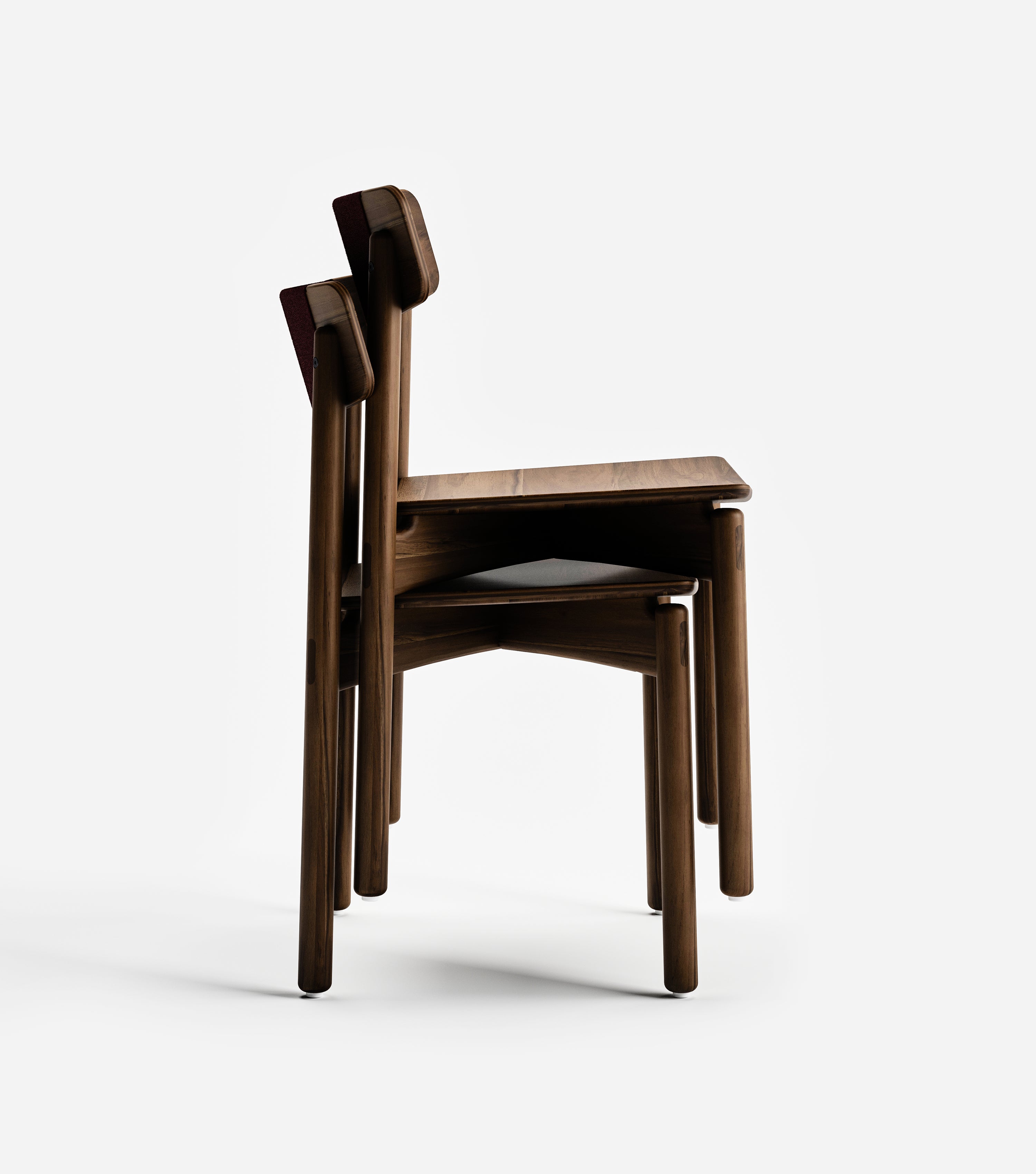 Coffee / Burgundy & Nude Cord