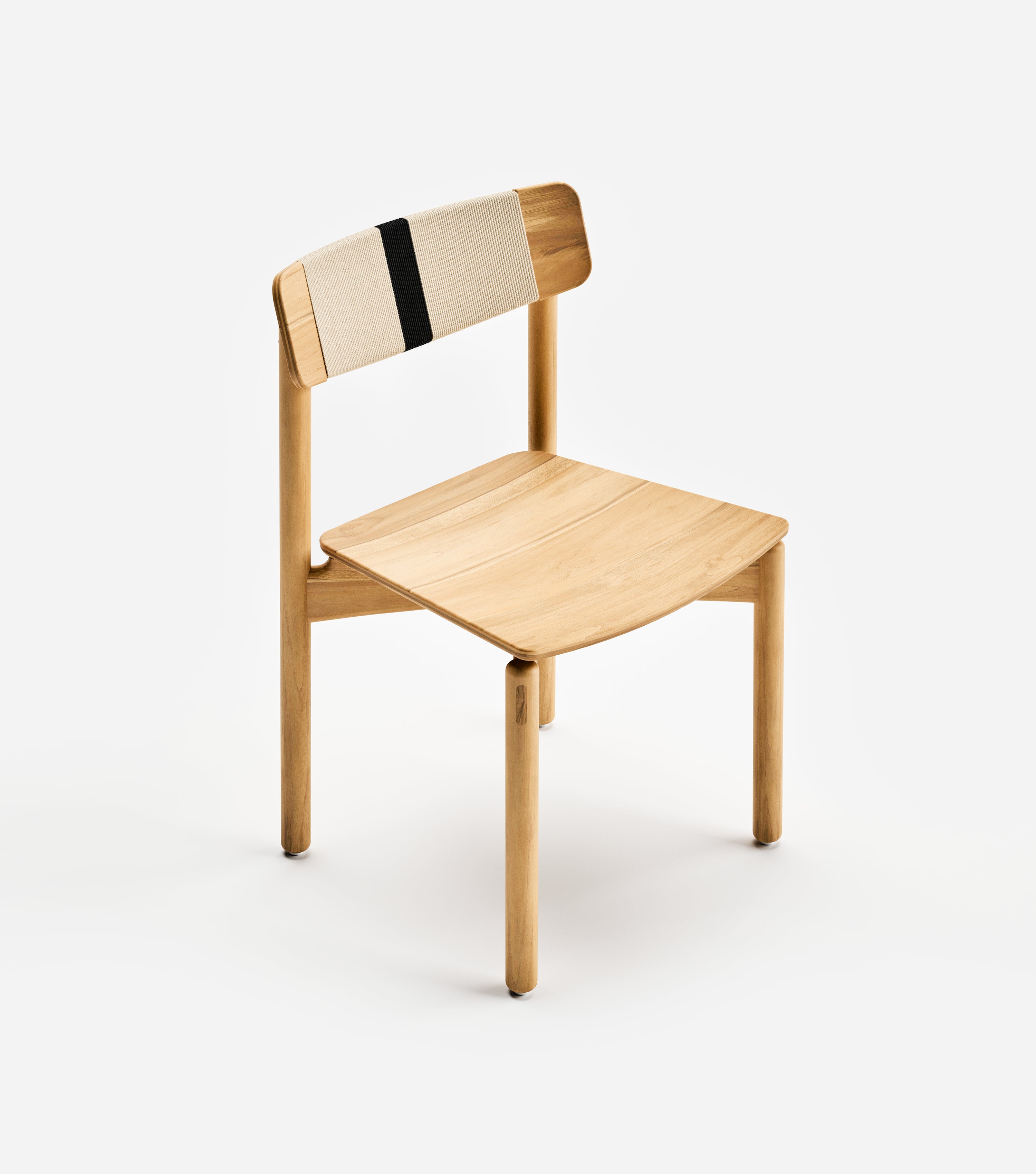 Natural Teak / Naturaline & Black Cord 