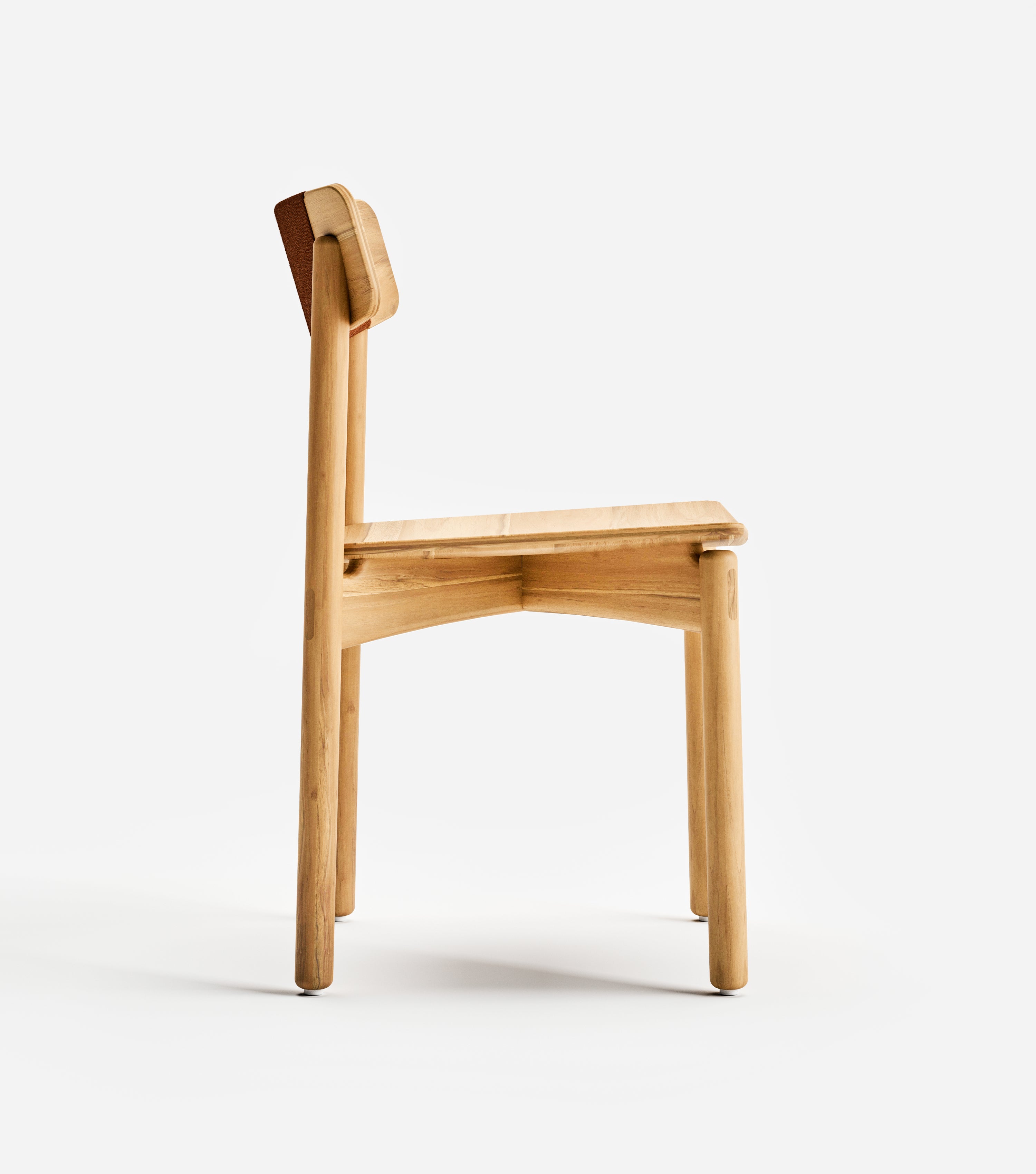 Natural Teak / Rust & Spa Cord