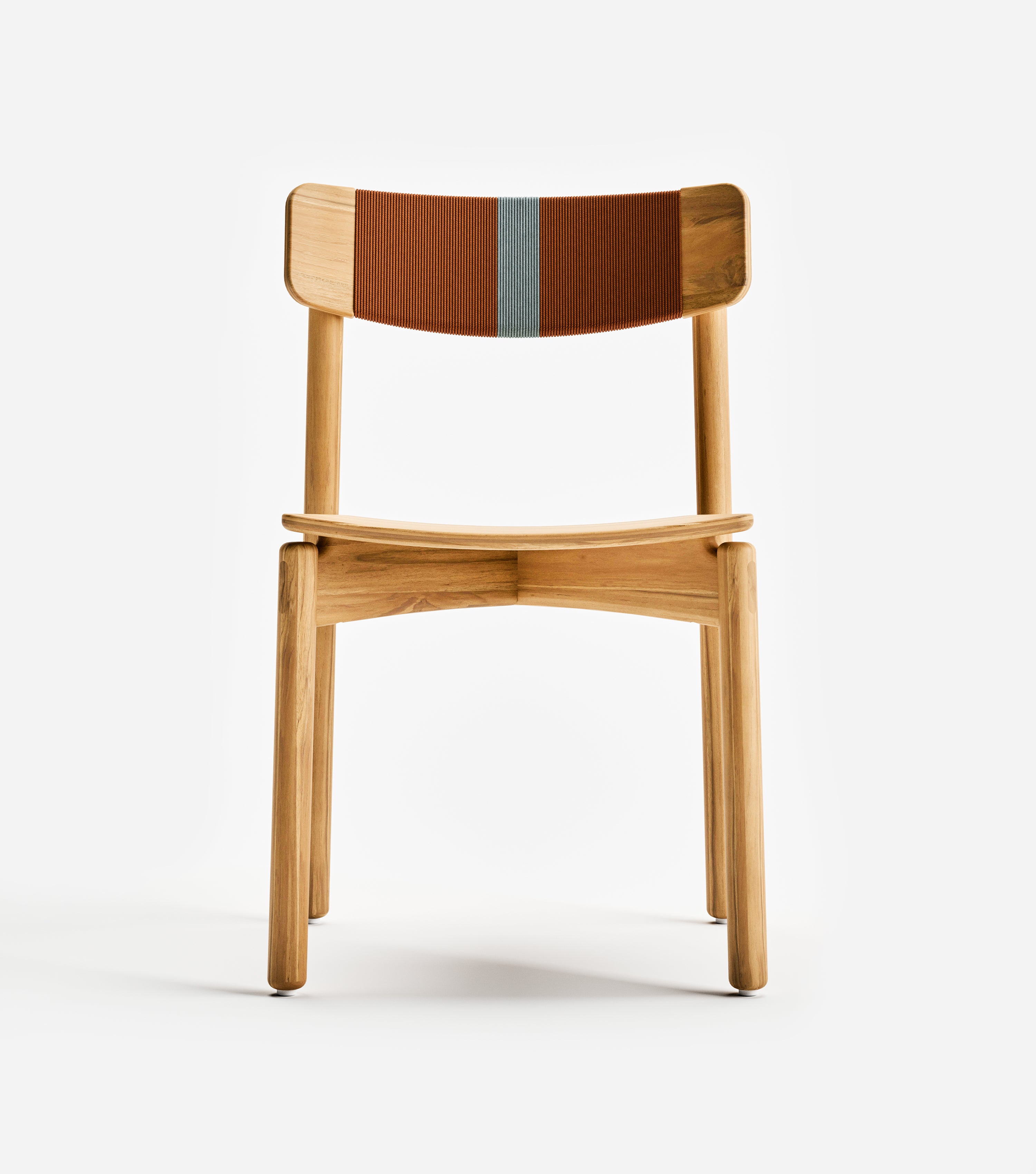 Natural Teak / Rust & Spa Cord