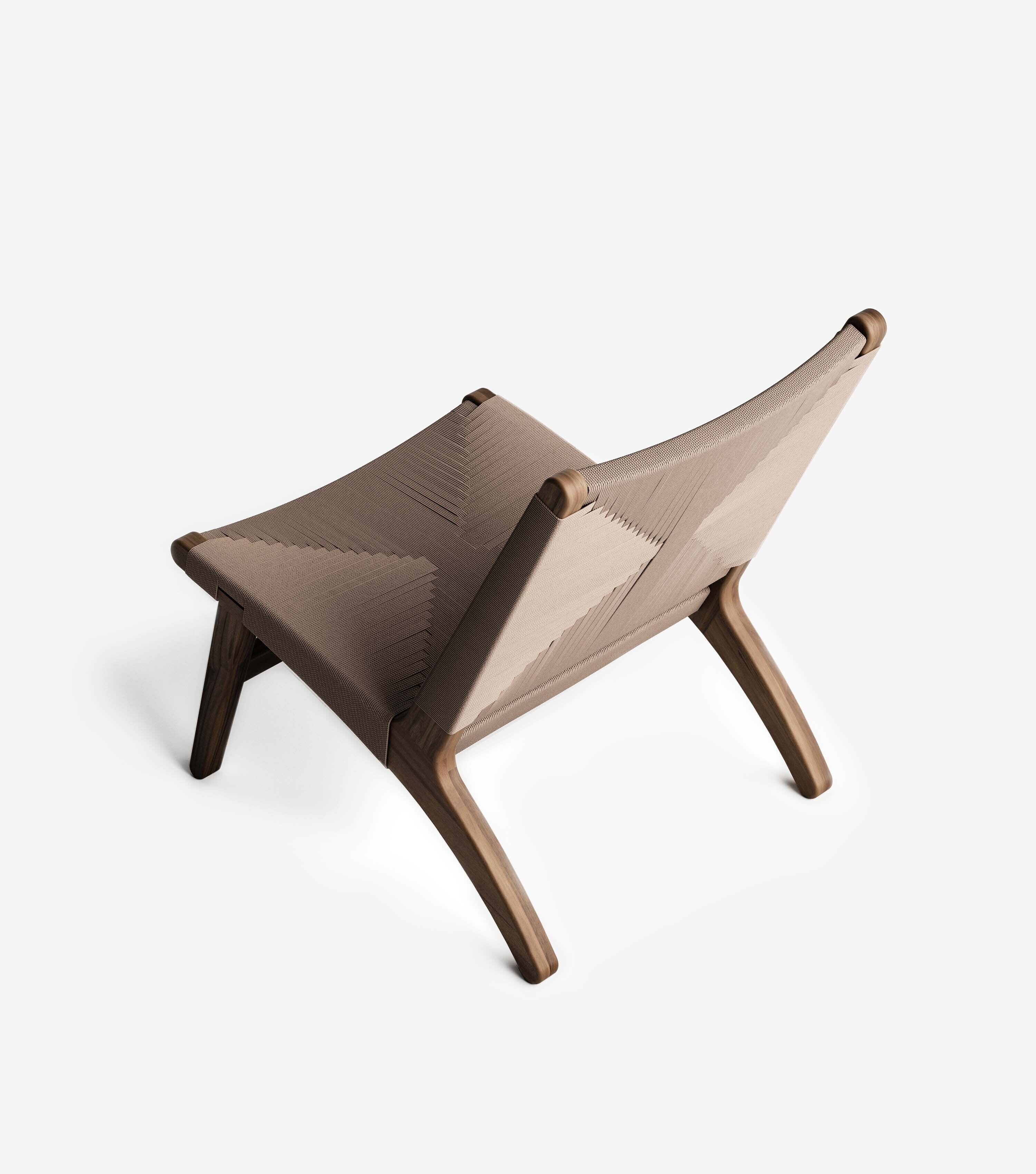 Coffee / Khaki Cross Braided Cord