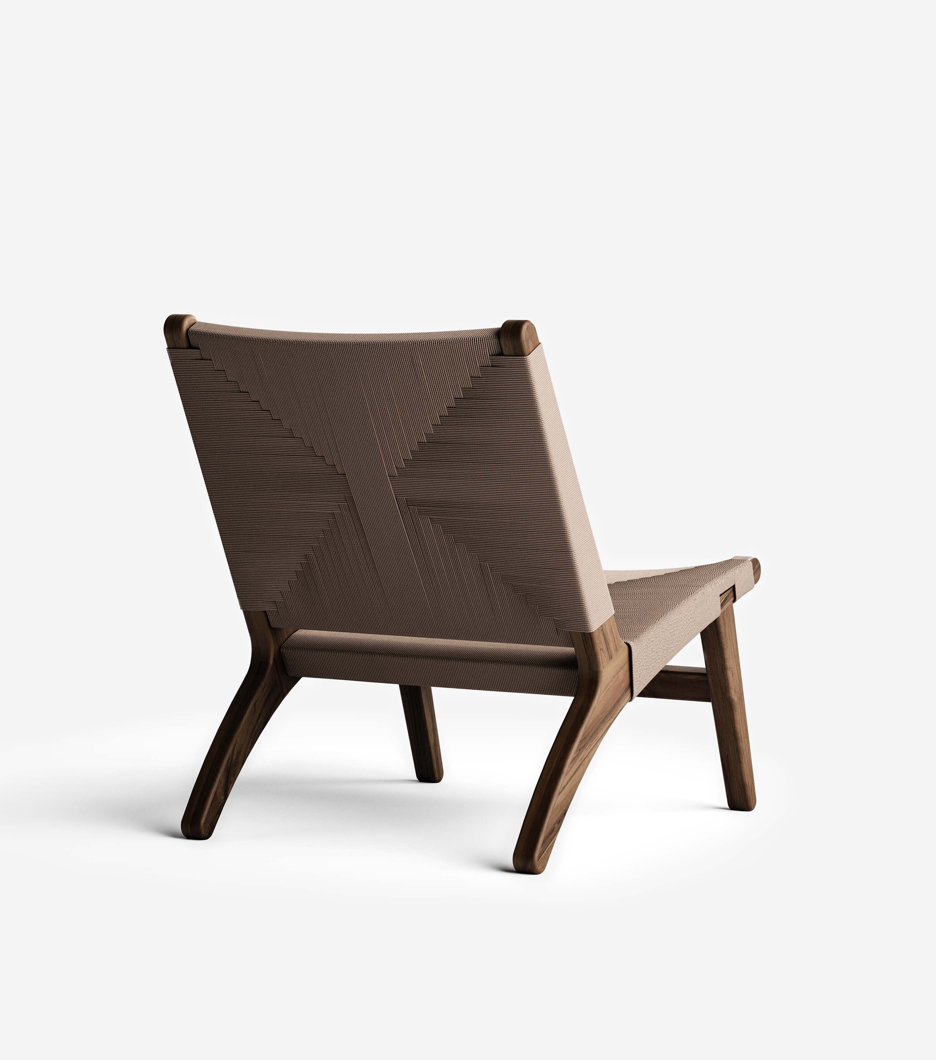 Coffee / Khaki Cross Braided Cord