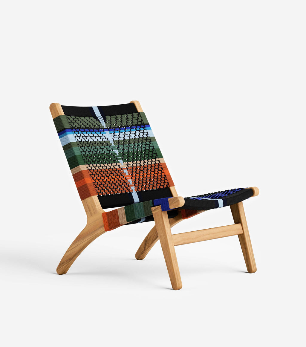Masaya Lounge Chair Woven Mot Mot Cord | Forever Furniture by MasayaCo