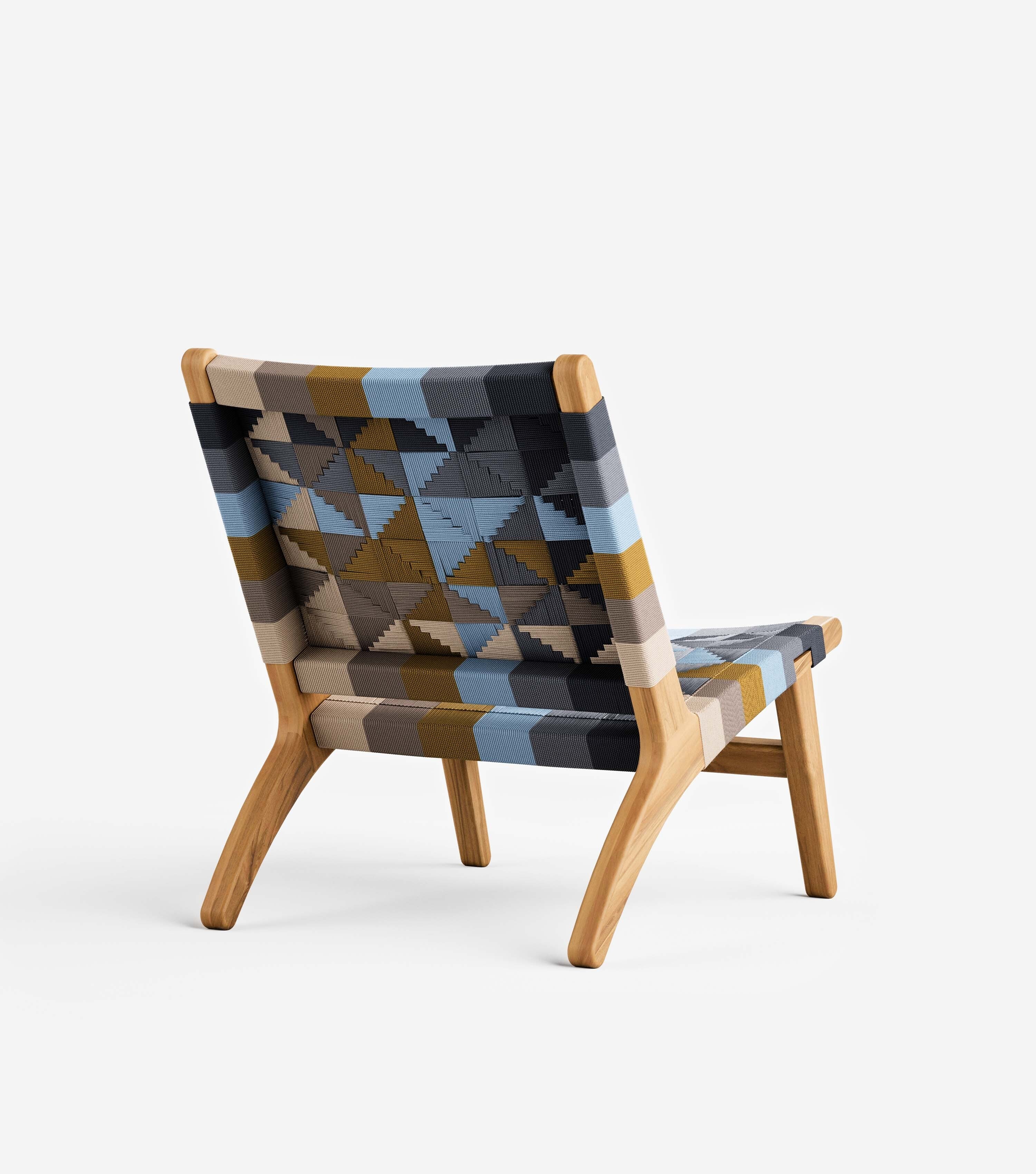 Masaya Lounge Chair Woven Prisma Cord | Forever Furniture by MasayaCo