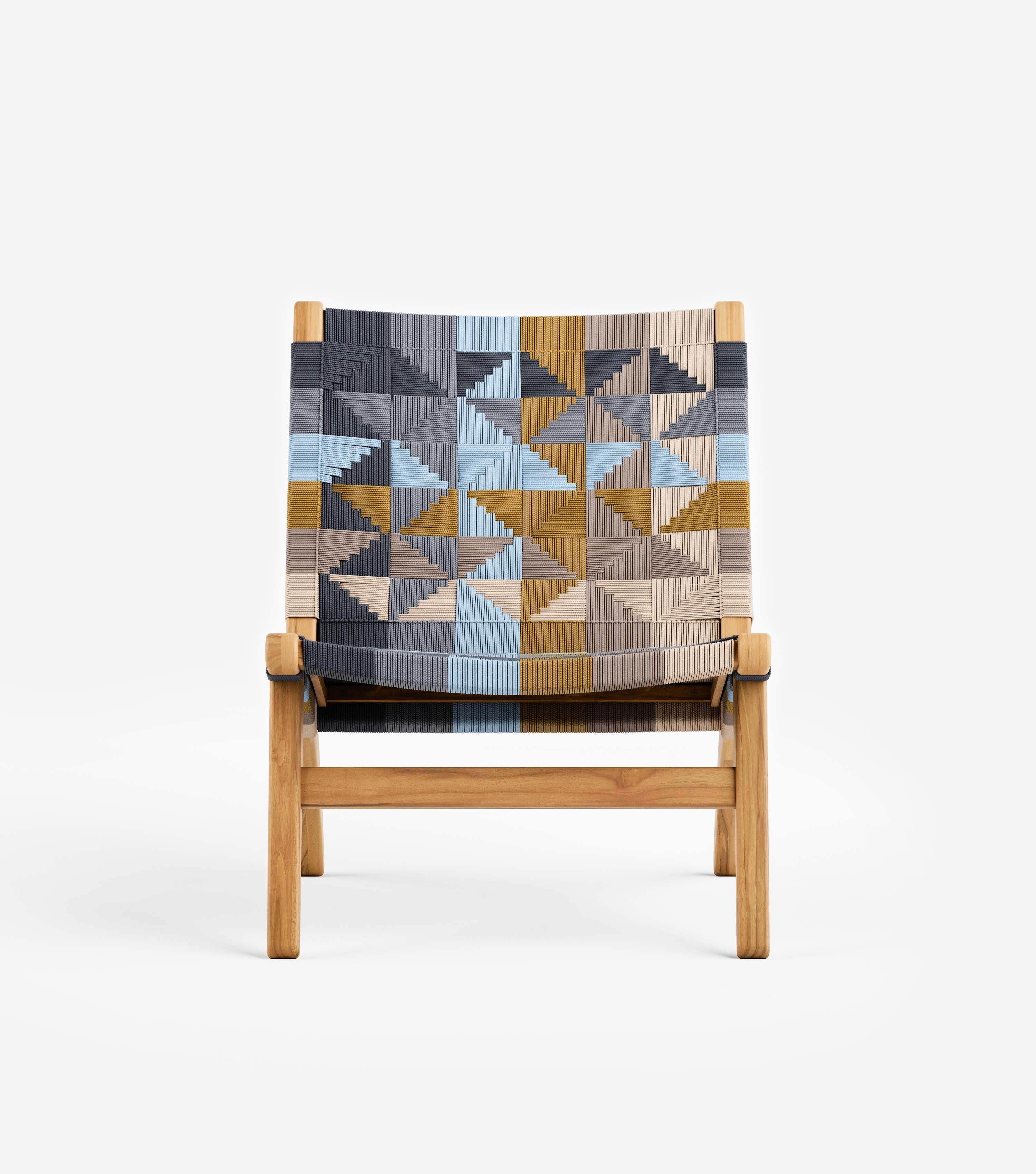 Natural Teak / Prisma Pattern