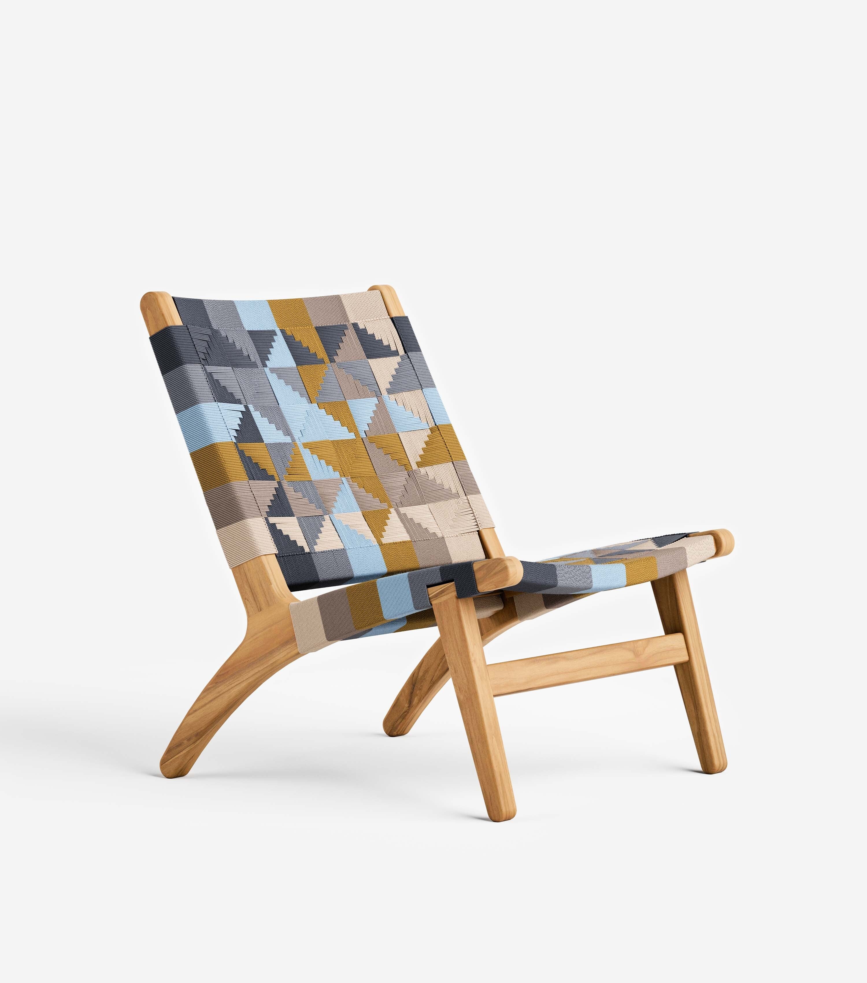 Natural Teak / Prisma Pattern