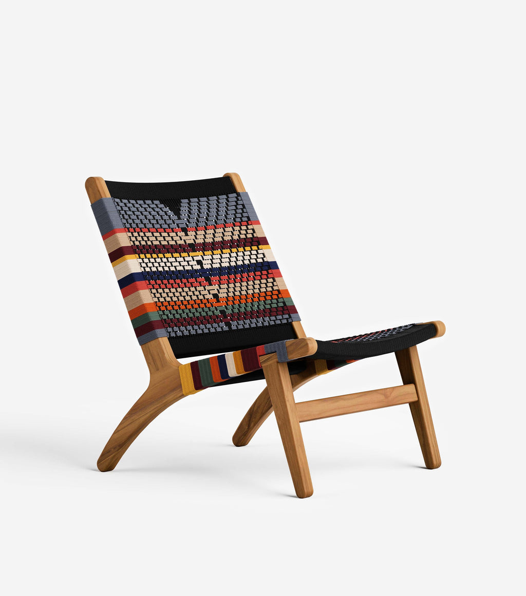 Masaya Outdoor Lounge Chair Woven San Geronimo Cord | Forever