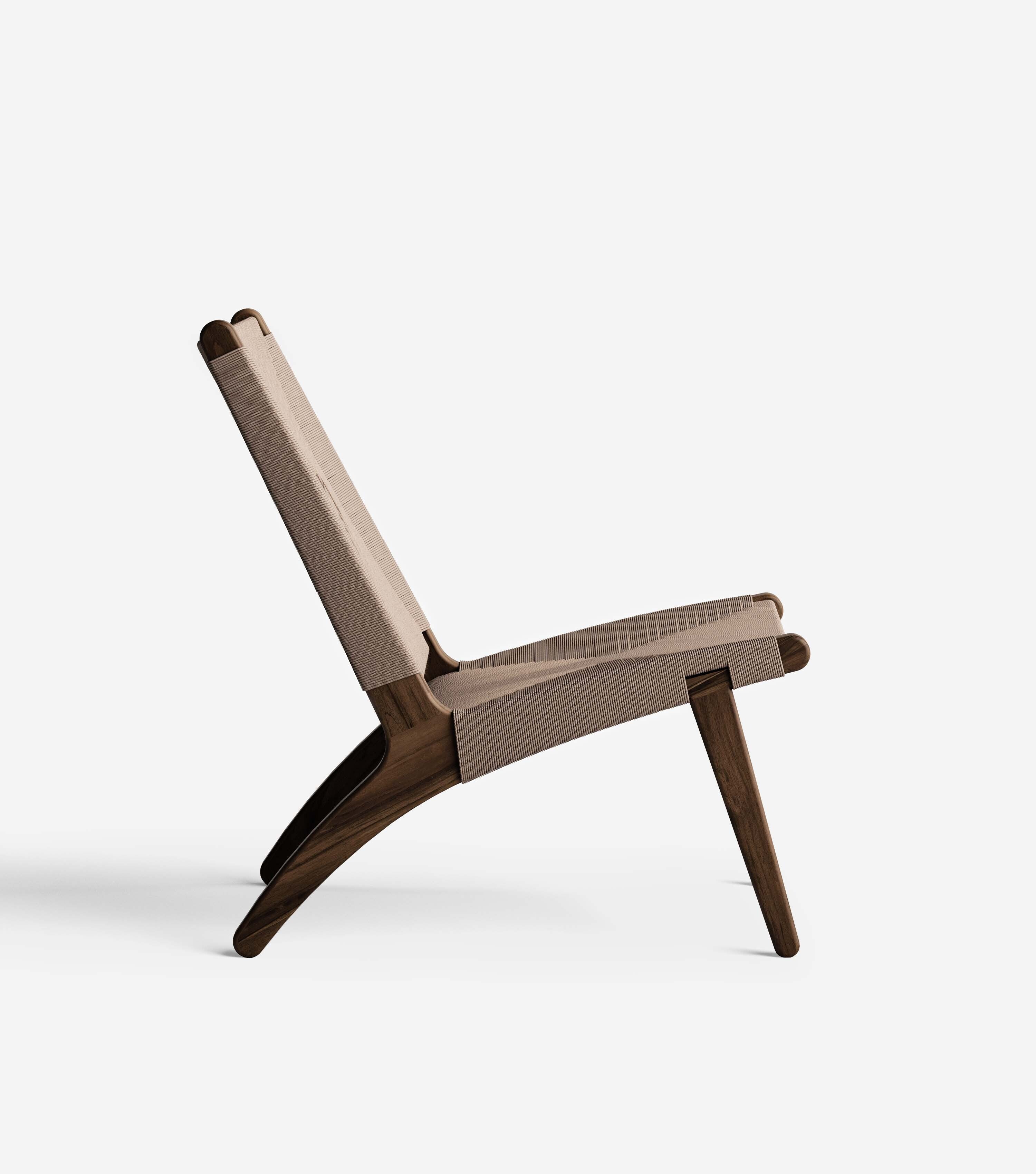 Coffee / Khaki Cross Braided Cord