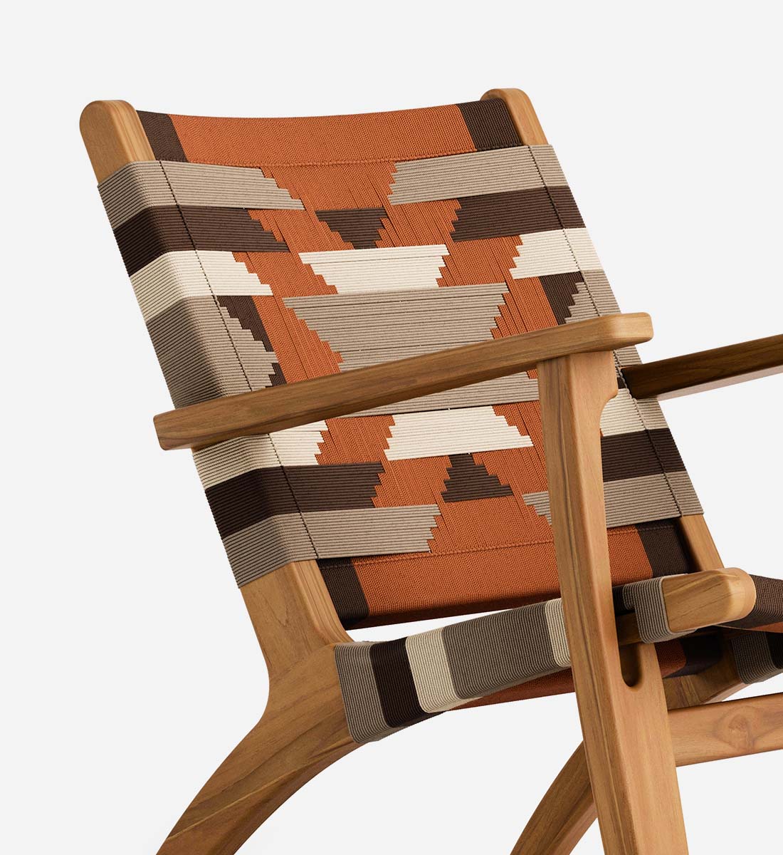 Arenal Outdoor Rocking Chair Woven San Geronimo Cord | Forever