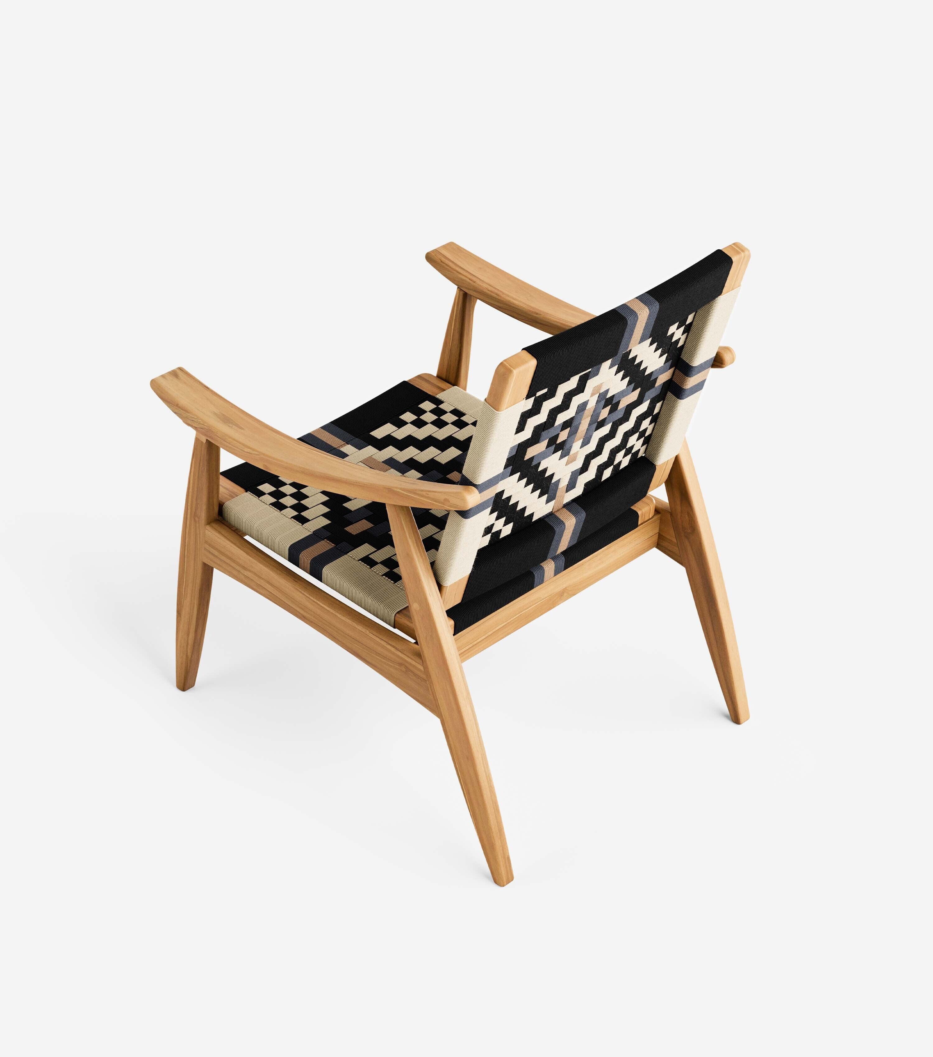 Natural Teak / Colonial Pattern