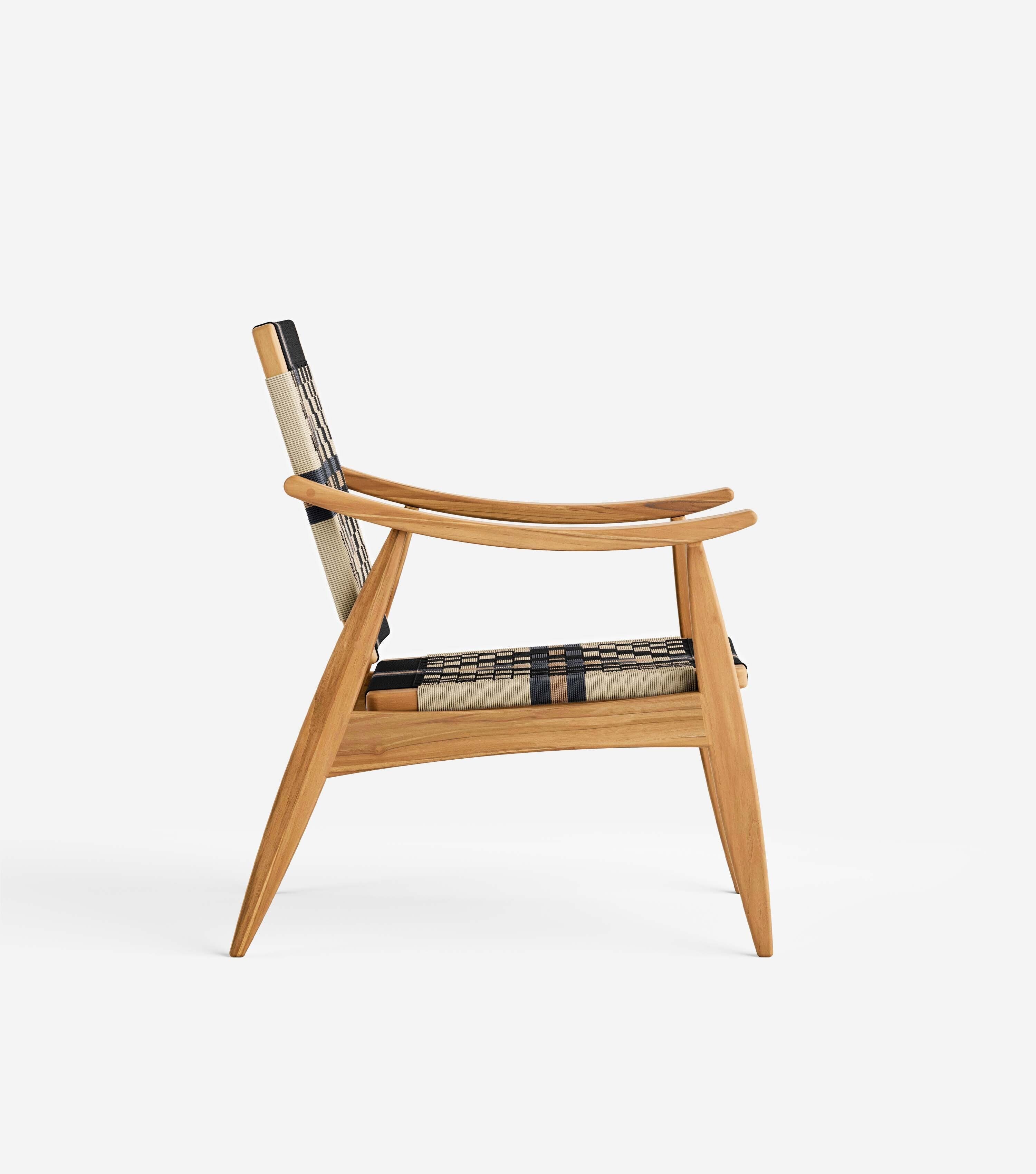 Natural Teak / Colonial Pattern